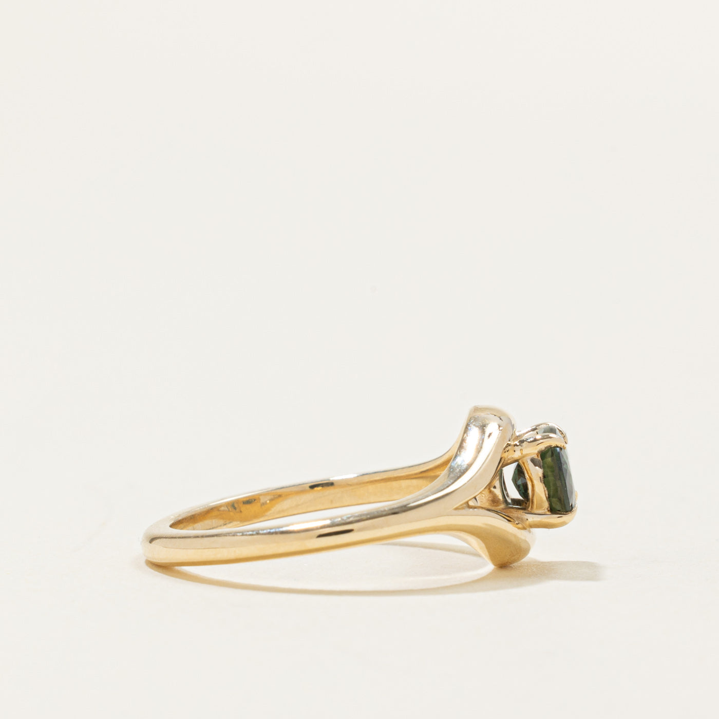 '100 Ways' 10k Green Sapphire East West Ring | 1.13ct | SZ 6.75