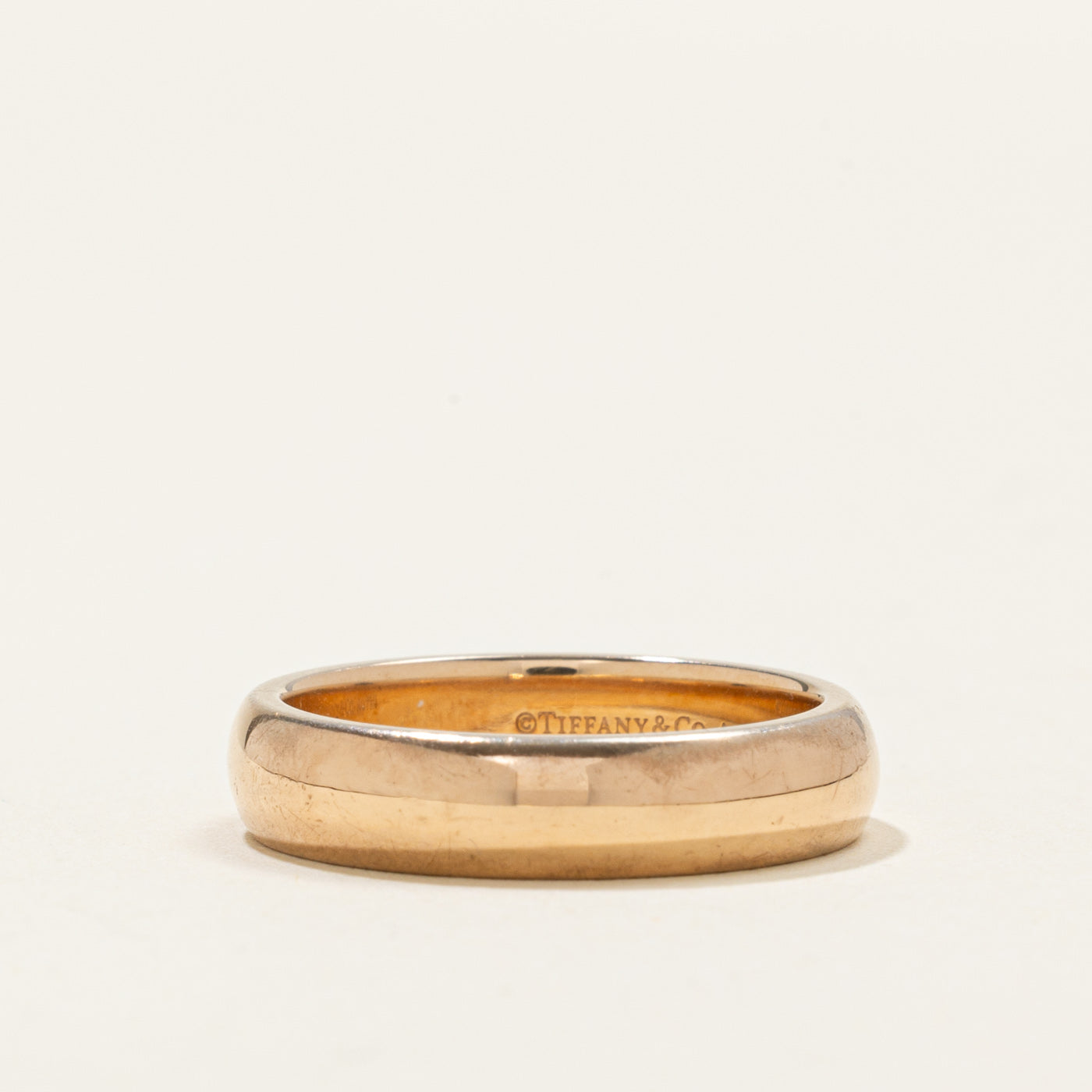 'Tiffany & Co.' 18k Tiffany Forever Band Ring | 4.5mm | SZ 7