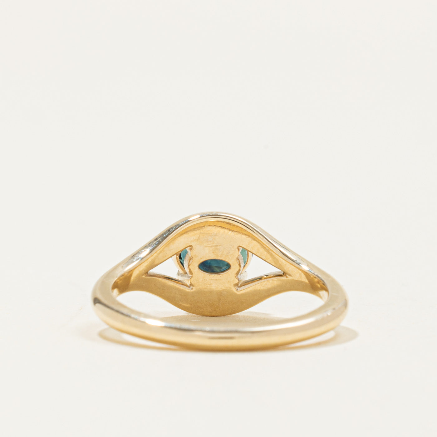 '100 Ways' 10k Green Sapphire East West Ring | 1.13ct | SZ 6.75