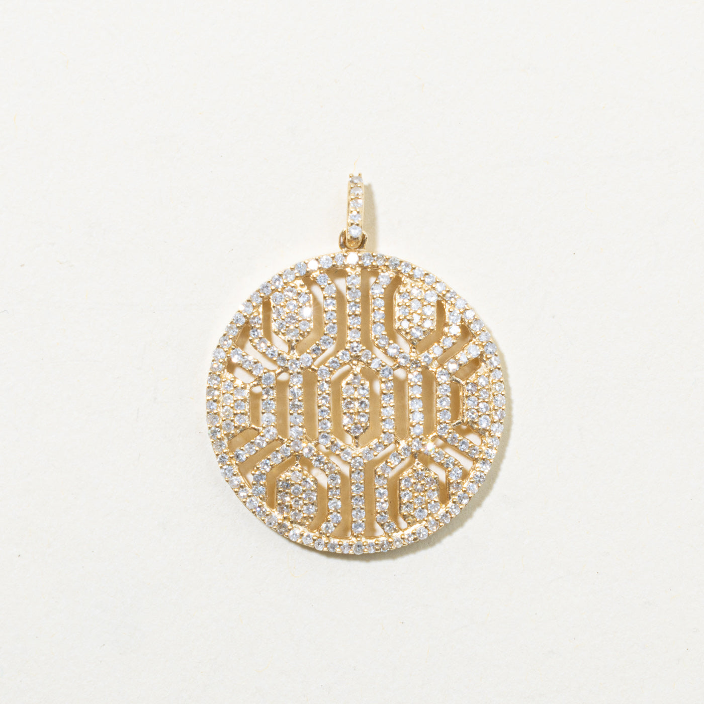 'Effy' 14k D'Oro Diamond Maze Pendant | 0.25ctw