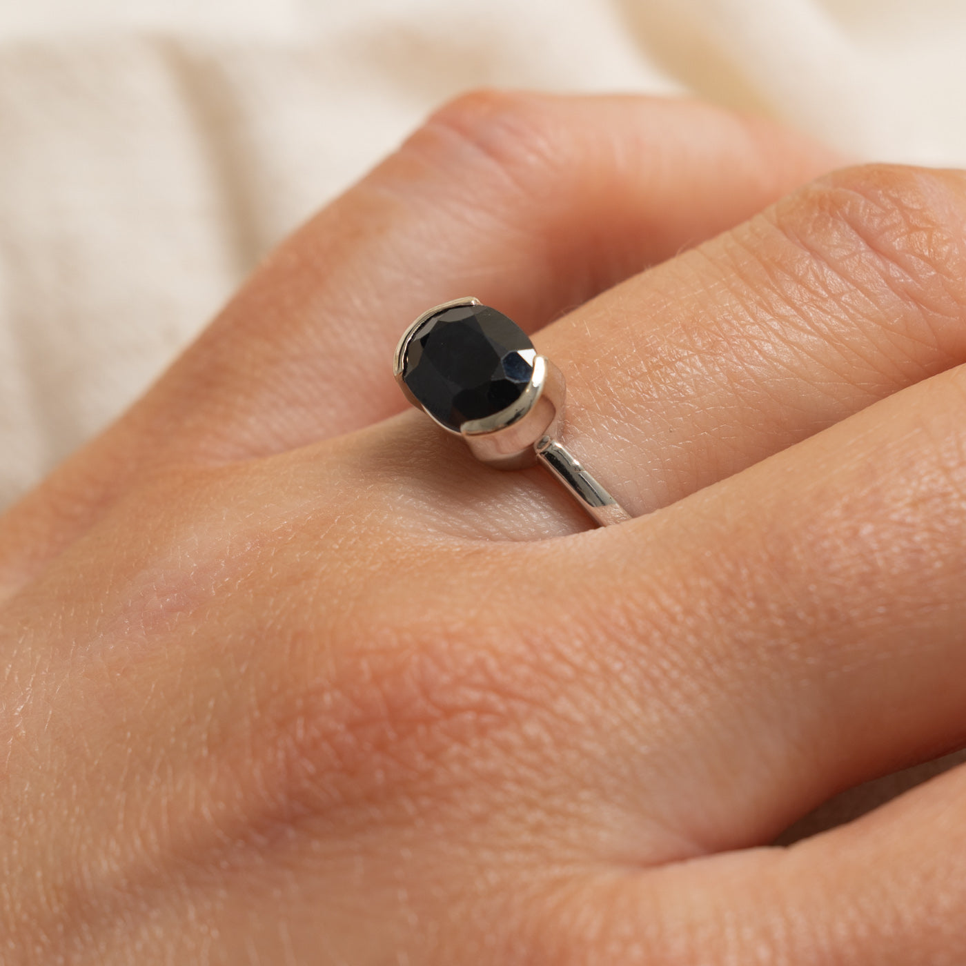 '100 Ways' 14k White Gold Sapphire Ring | 2.53ct | SZ 7