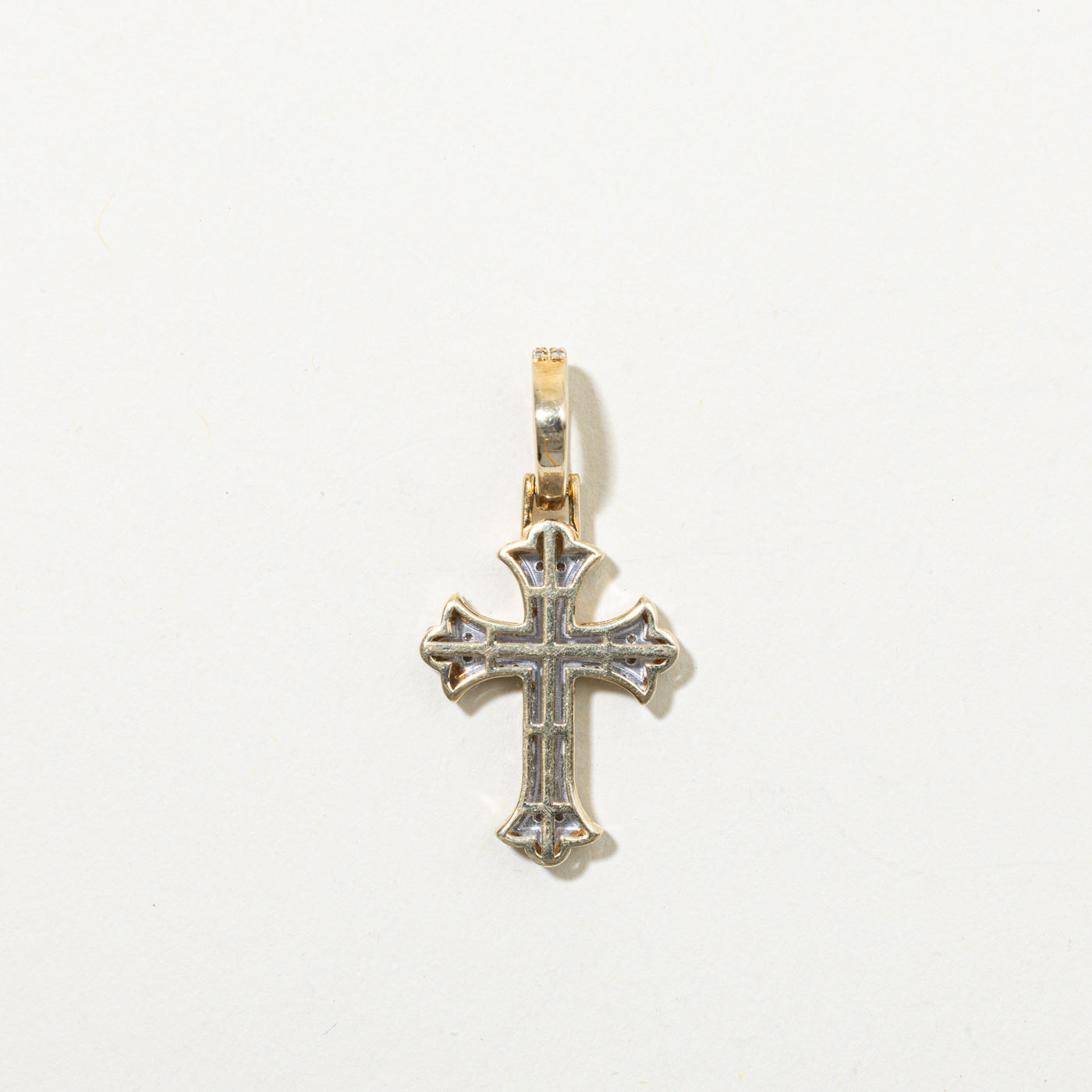 10k Diamond Fancy Cross Pendant | 0.60ctw