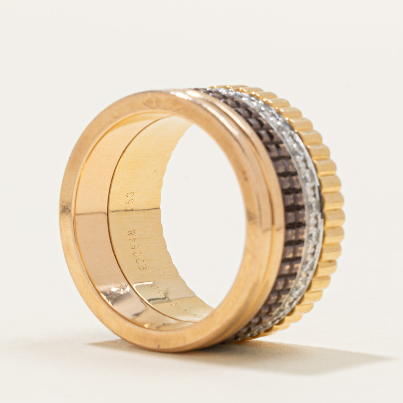 'Boucheron' French Quatre Classique Large Ring | 0.51ctw | 11.75mm | SZ 6.75
