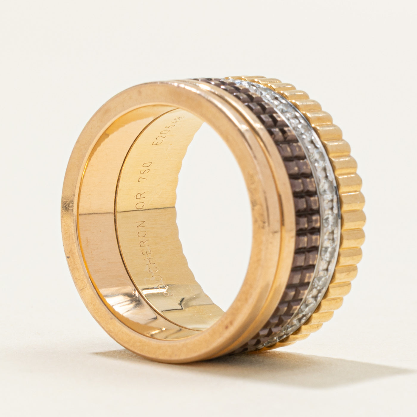 'Boucheron' French Quatre Classique Large Ring | 0.51ctw | 11.75mm | SZ 6.75