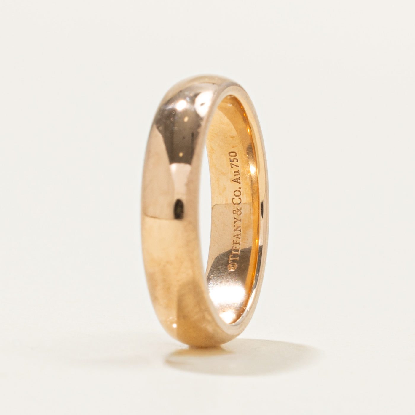 'Tiffany & Co.' 18k Tiffany Forever Band Ring | 4.5mm | SZ 7