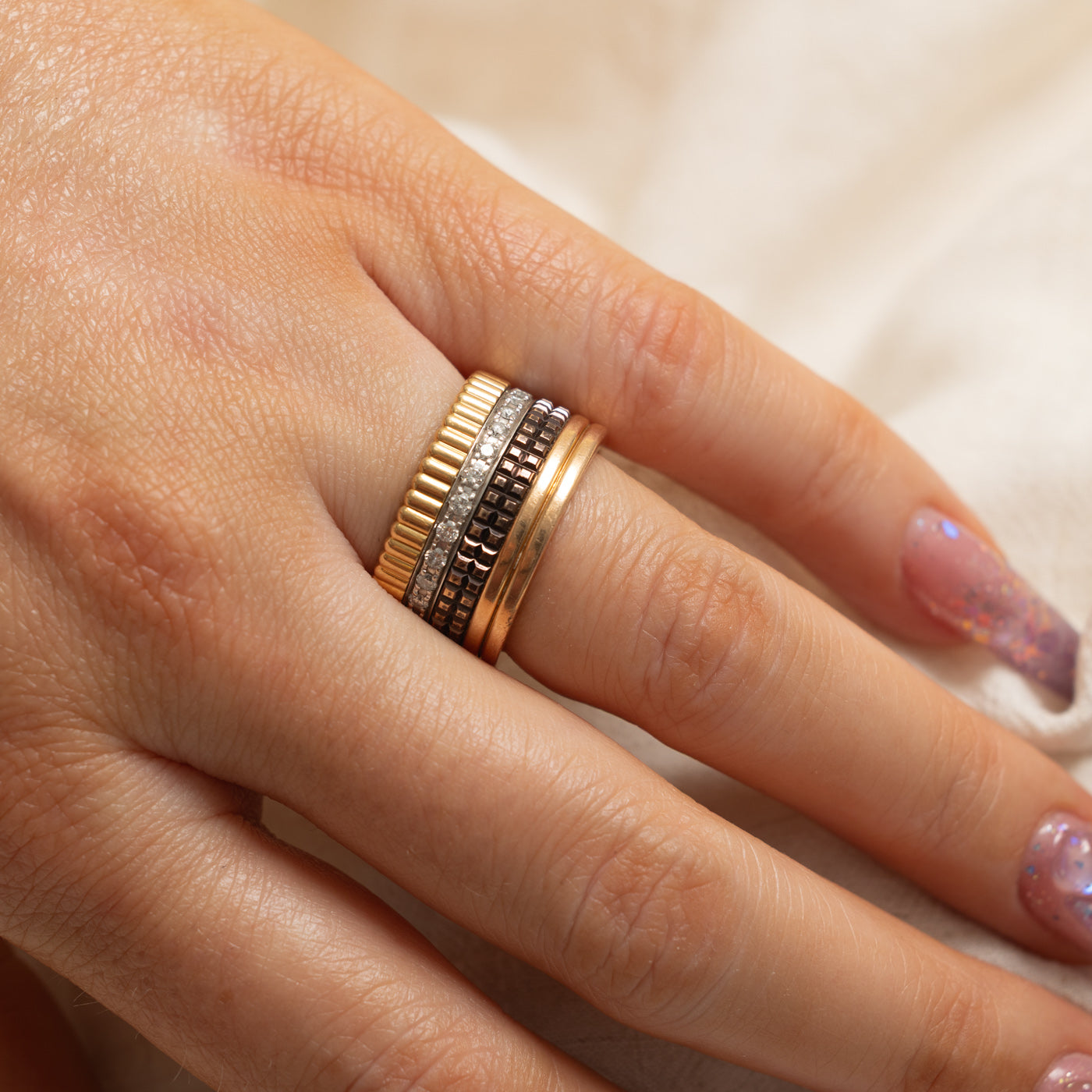 'Boucheron' French Quatre Classique Large Ring | 0.51ctw | 11.75mm | SZ 6.75