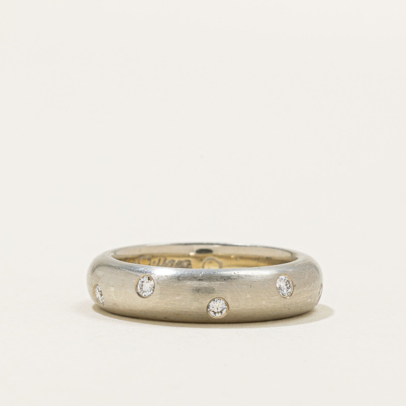 'Stittgen' Flush Set Scattered Diamond Band | 0.25ctw | 5mm | SZ 6.75