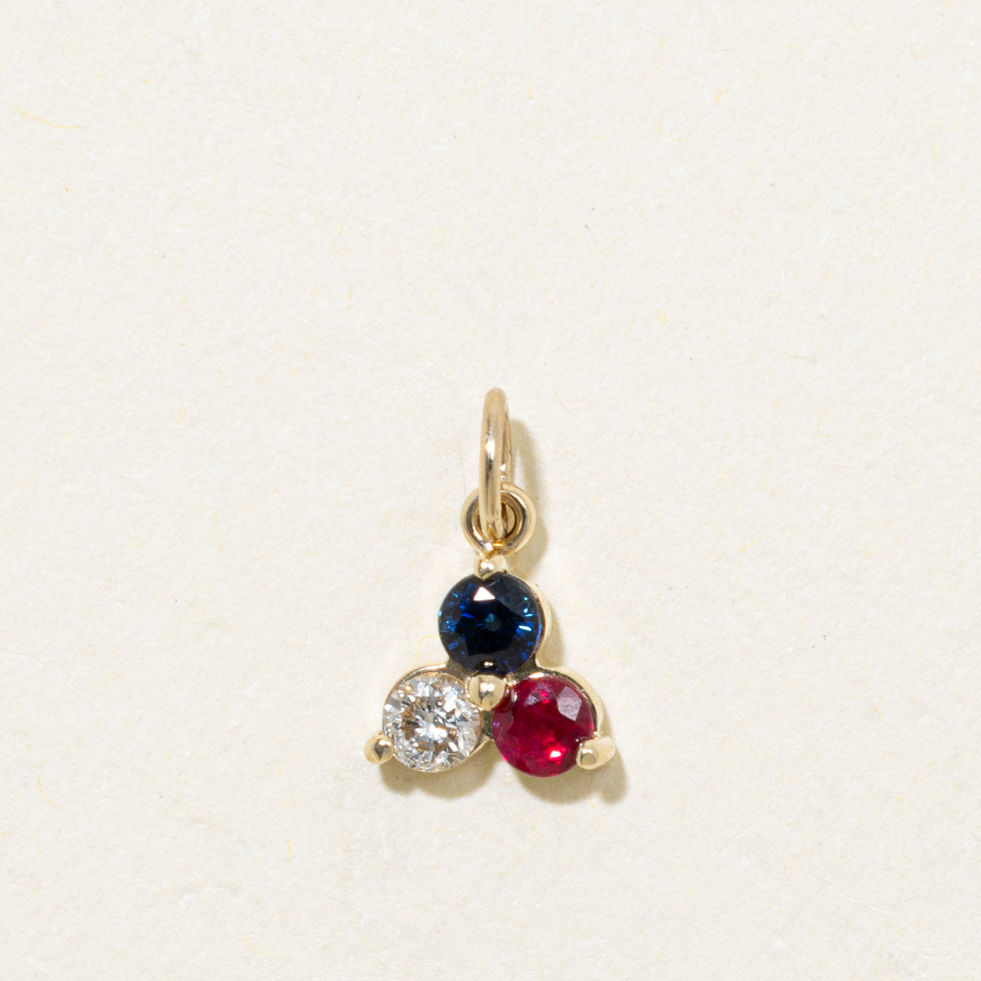 '100 Ways' 10k Yellow Gold New Zealand Keepsake Charm | 0.39ctw