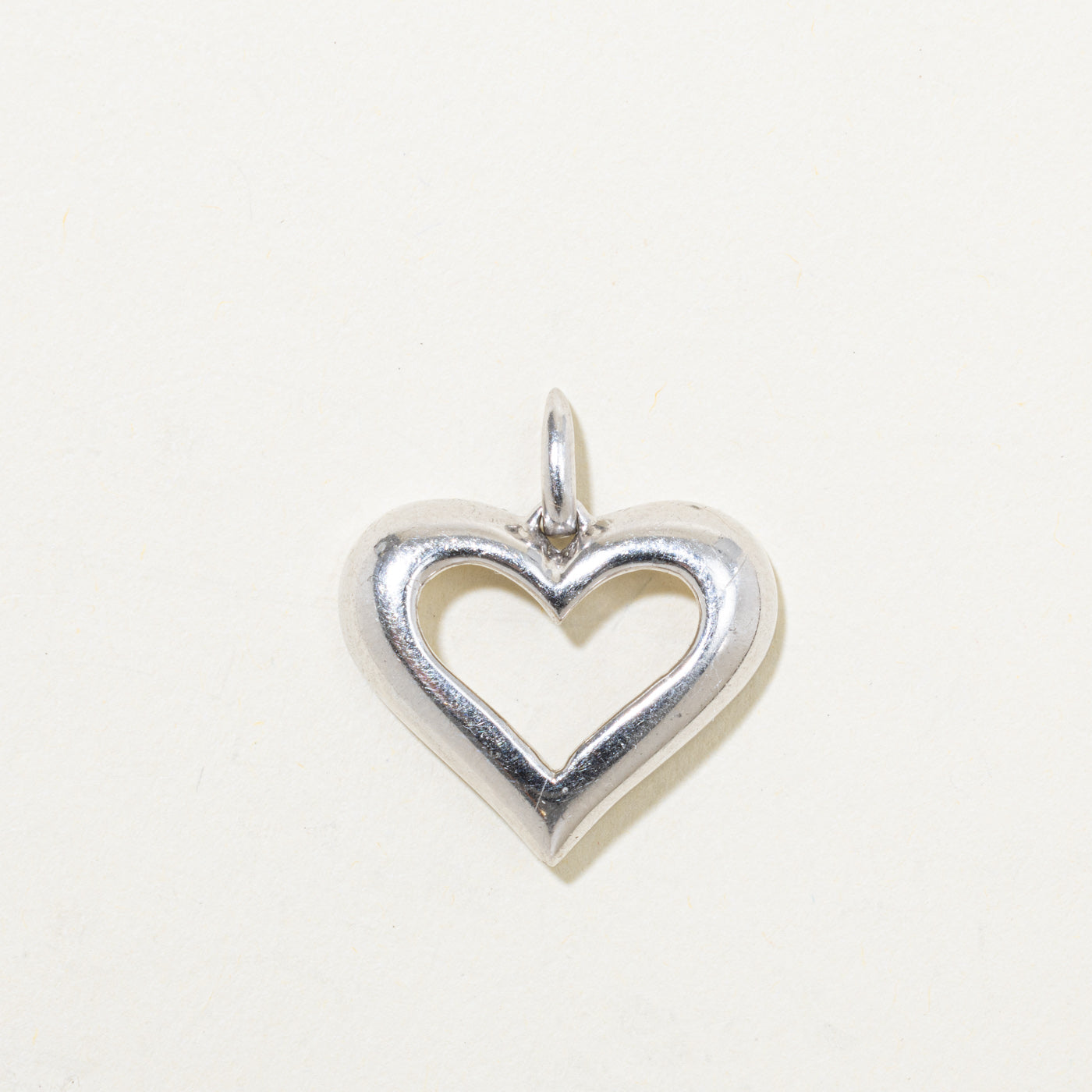 Sterling Silver Diamond Heart Pendant | 0.08ctw