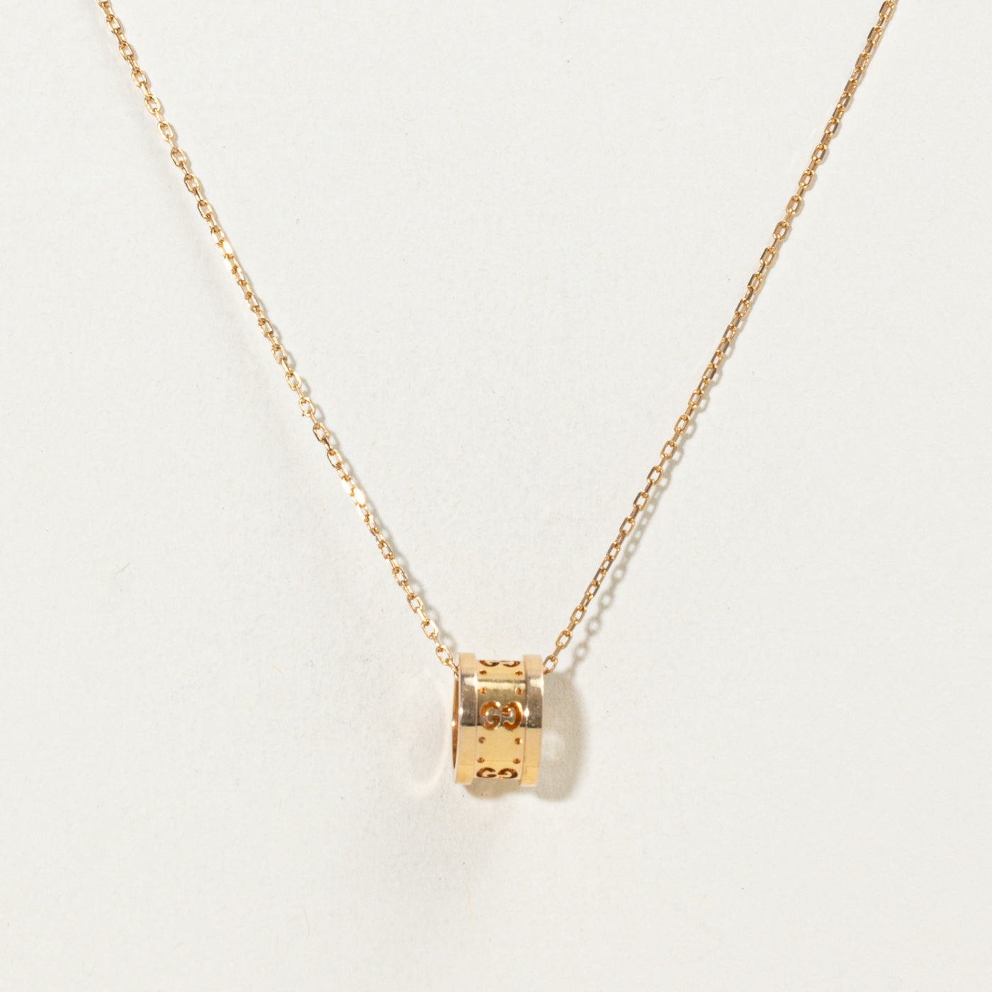 ‘Gucci’ 18k Icon Necklace | 16"