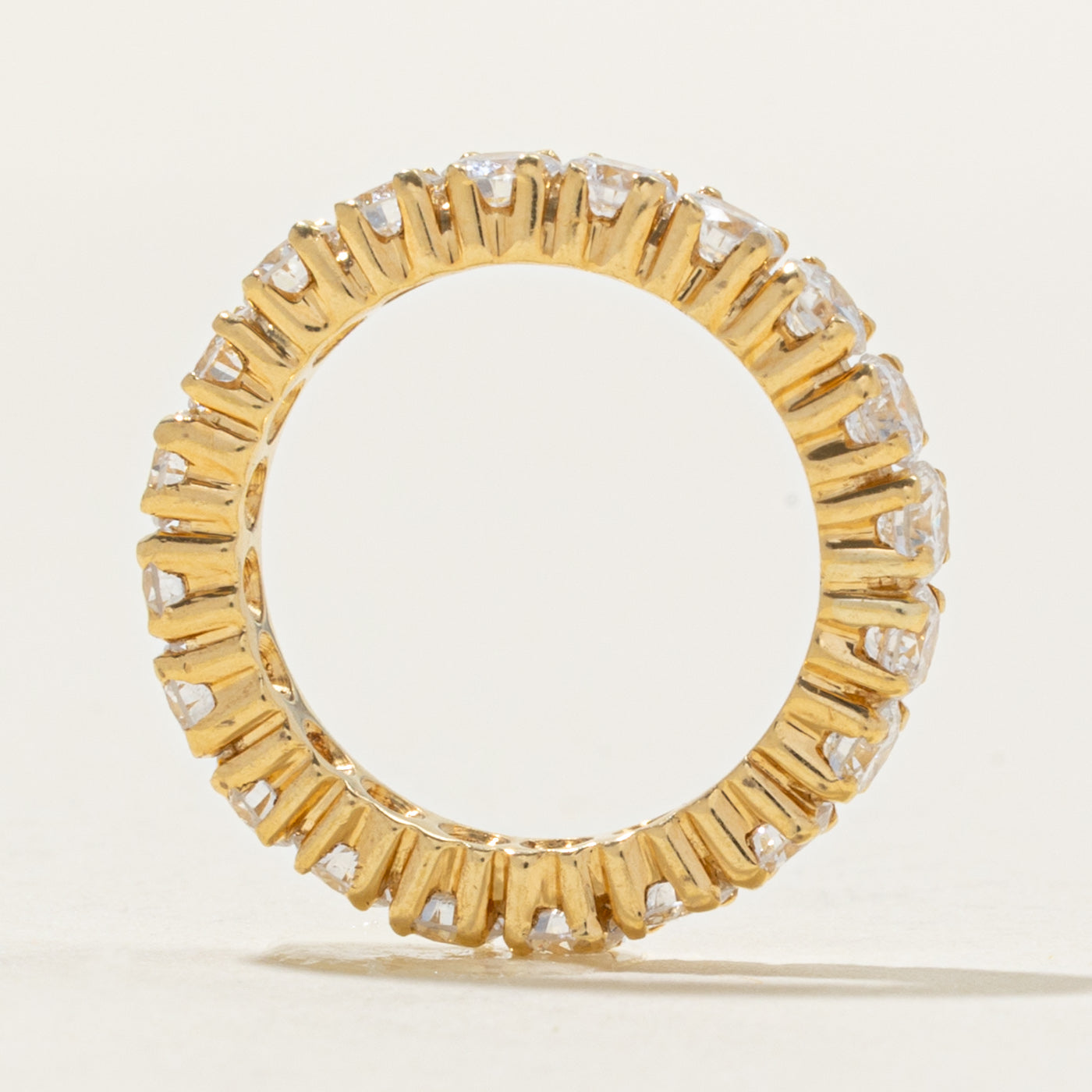18k Eternity Diamond Ring | 2.2 ctw Si1/Si2 H/I | SZ 4.25