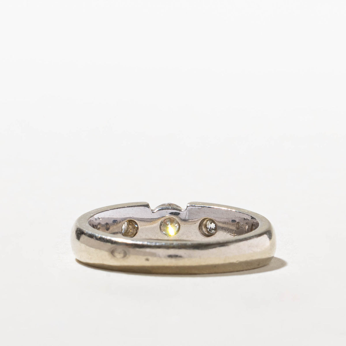 18k Tension Set Diamond Accented Ring | 0.34ctw | SZ 5.5