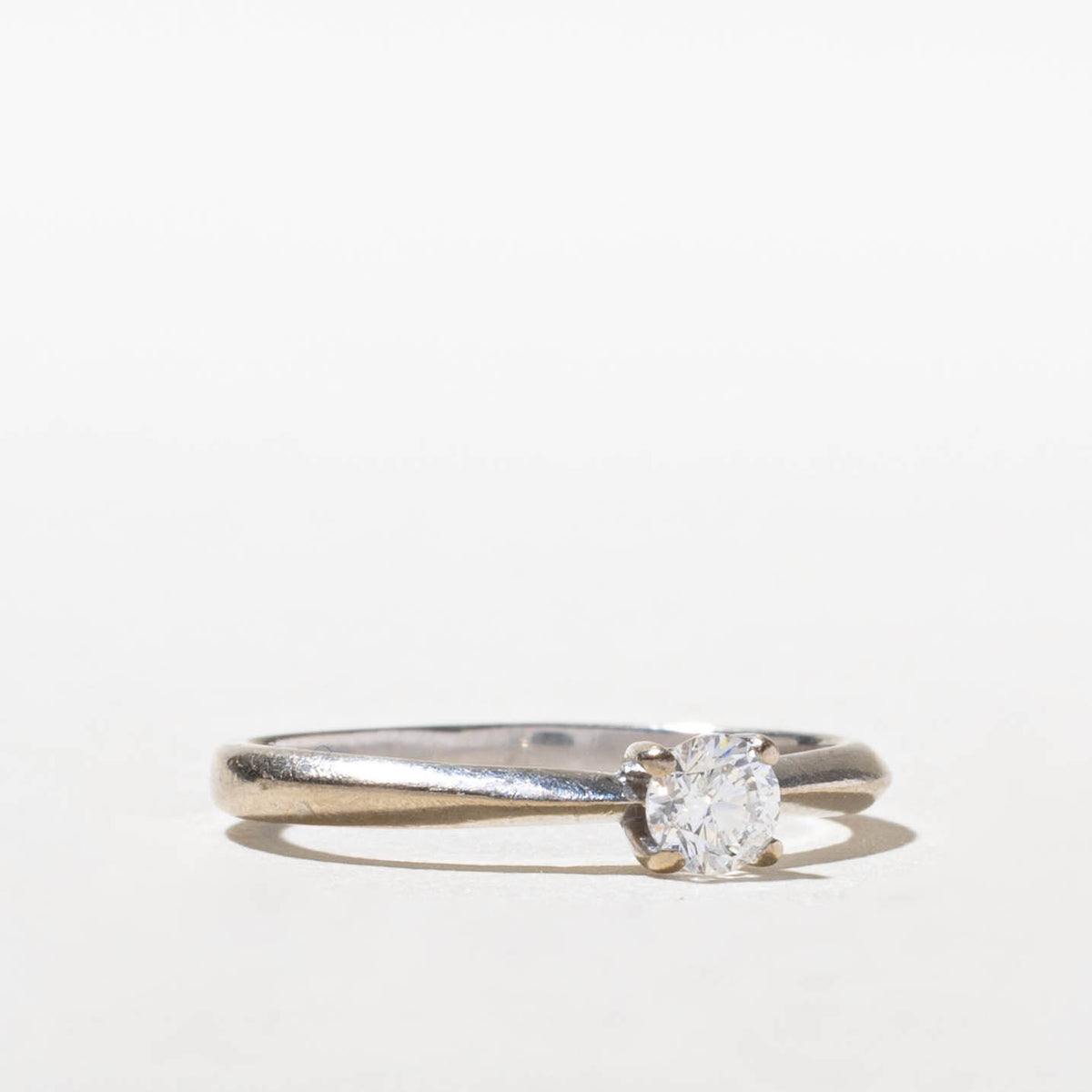 18k Solitaire Diamond Petite Ring | 0.21ct | SZ 5.5