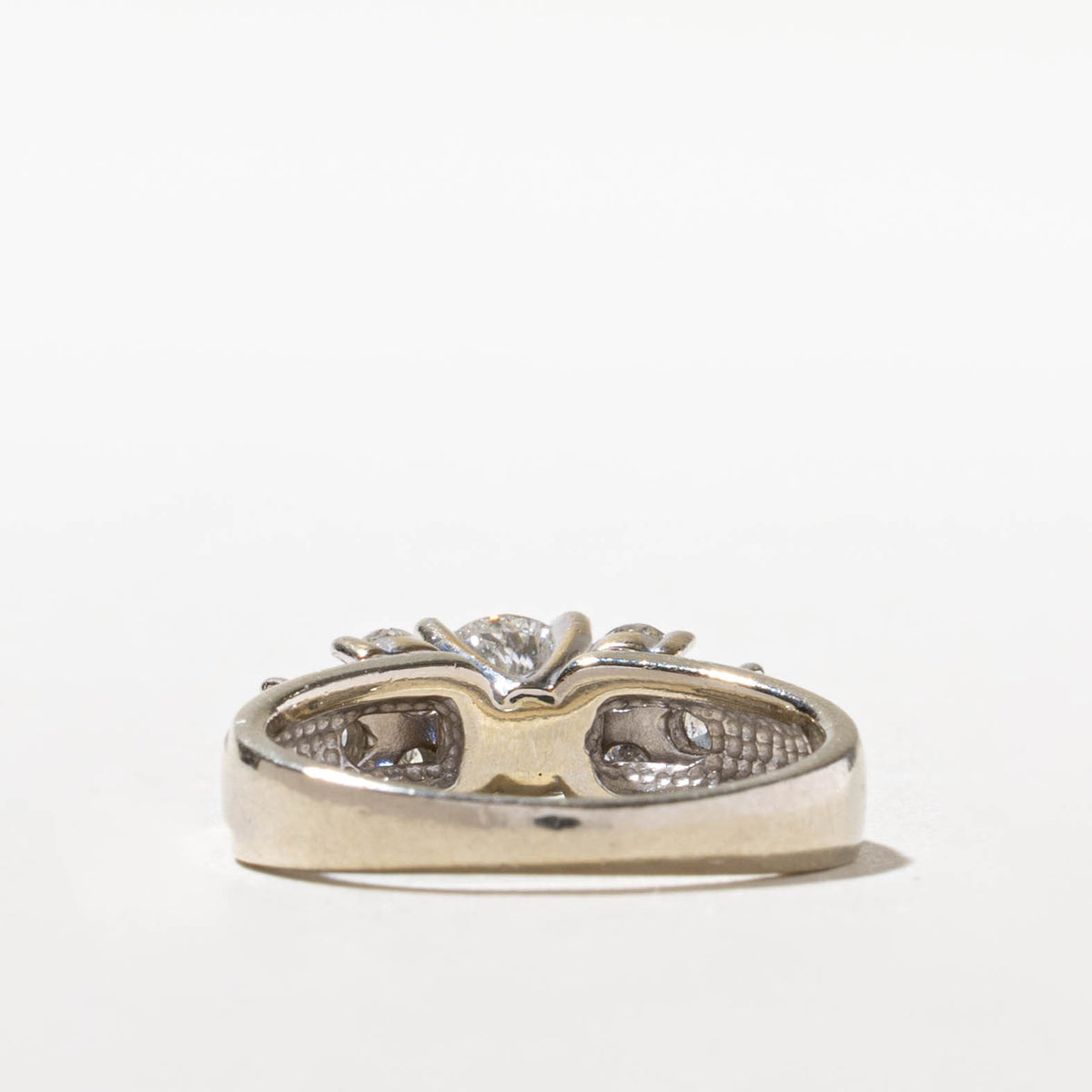 14k Diamond Cluster Accented Ring | 0.60ct I1 H/I, 0.78ctw | SZ 5.5