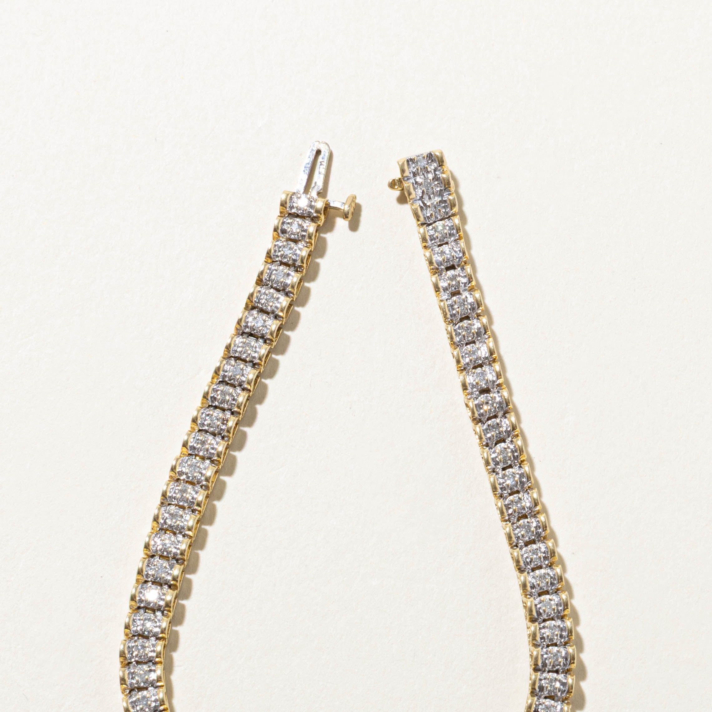 14k Diamond Tennis Bracelet | 0.96ctw | 7.5"