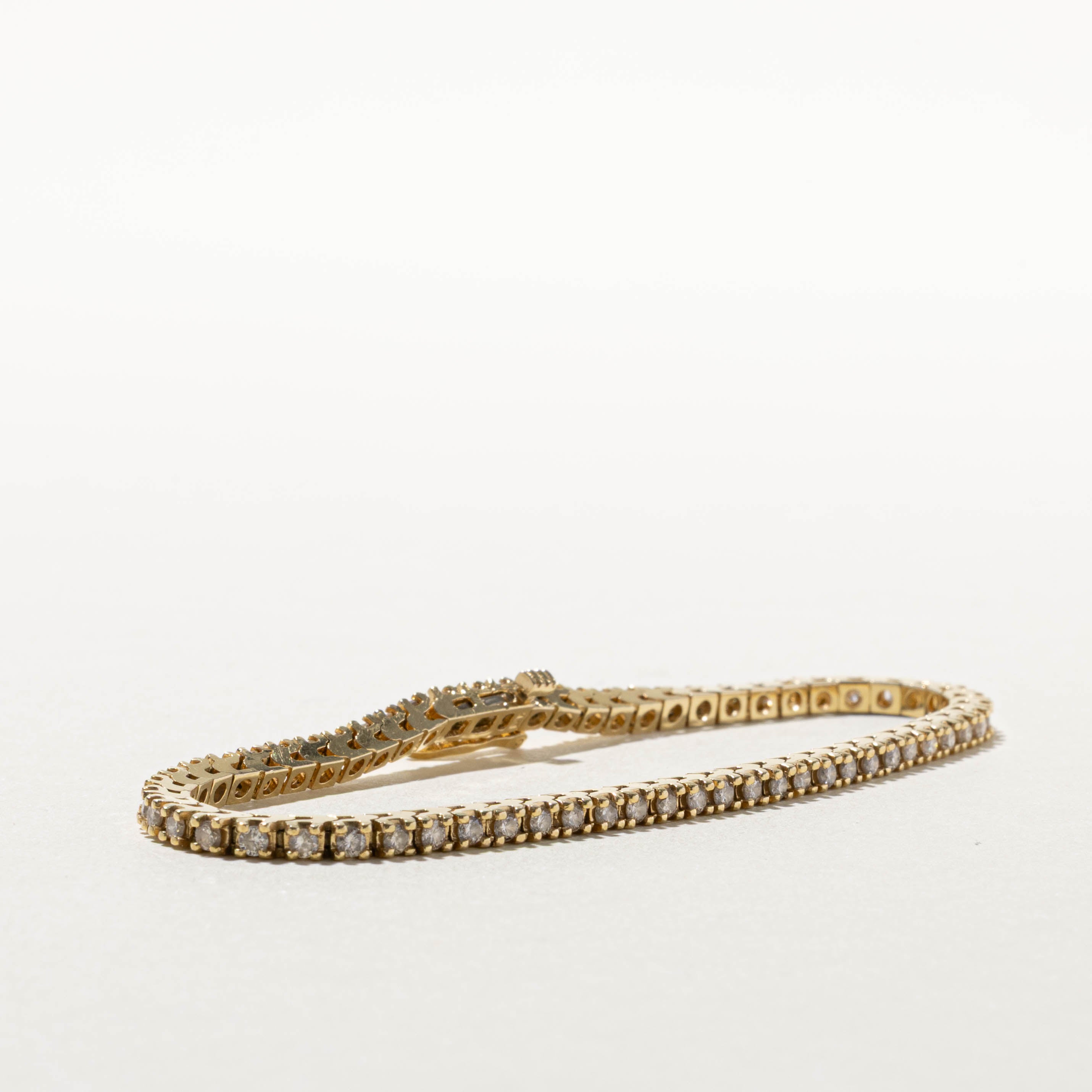 14k Diamond Tennis Bracelet | 1.80ctw | 7"