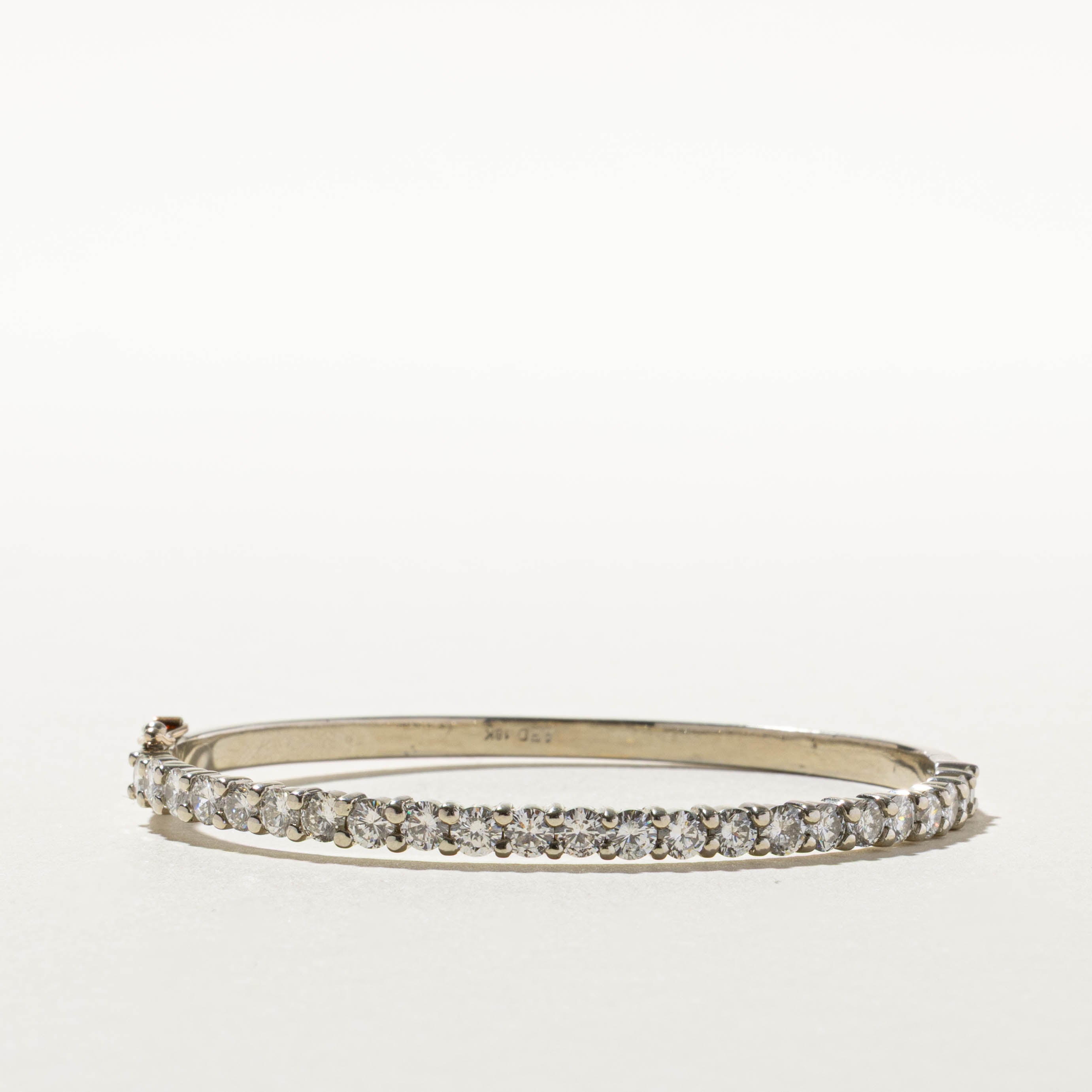 18k Diamond Tennis Bracelet | 3.68ctw | 6.5"