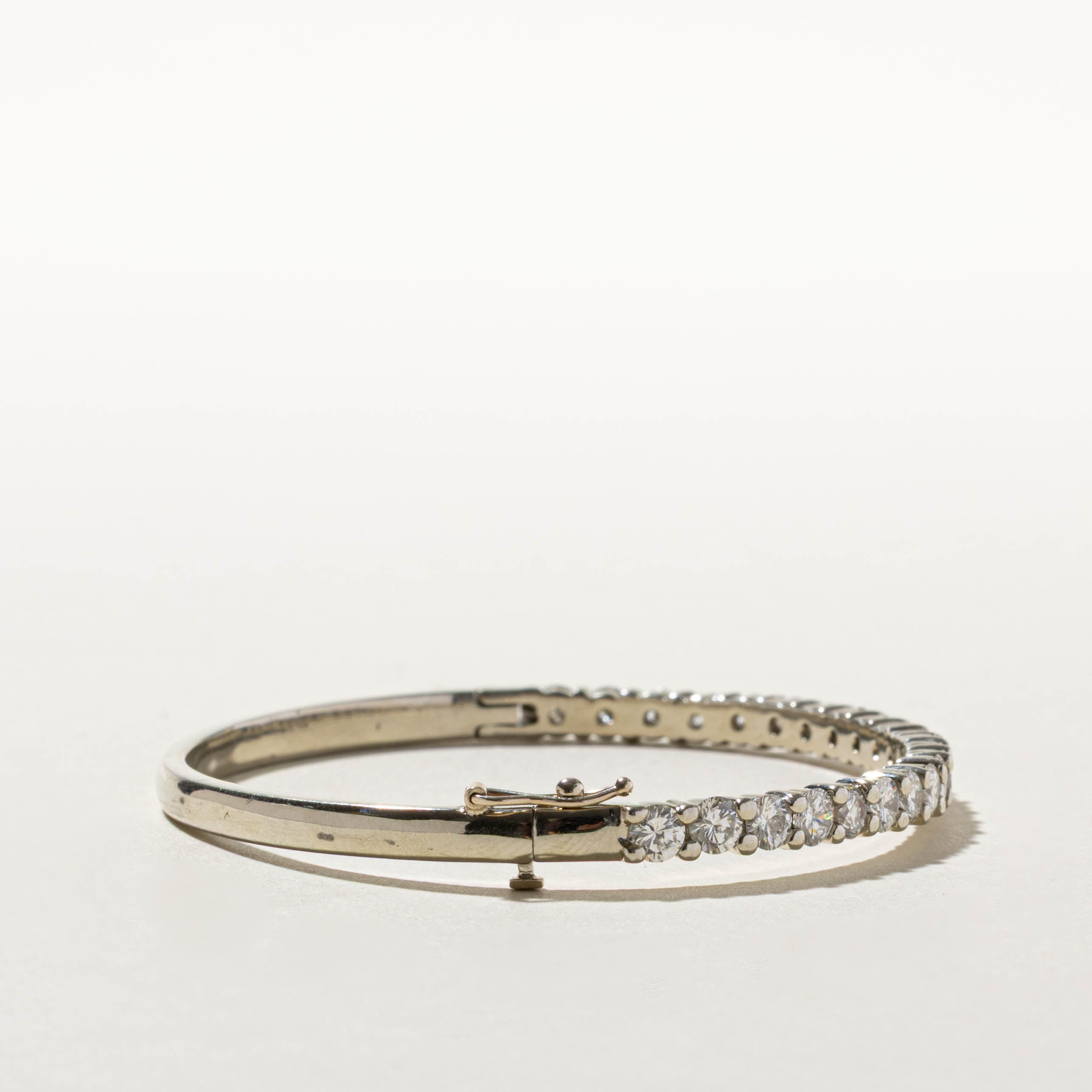 18k Diamond Tennis Bracelet | 3.68ctw | 6.5"