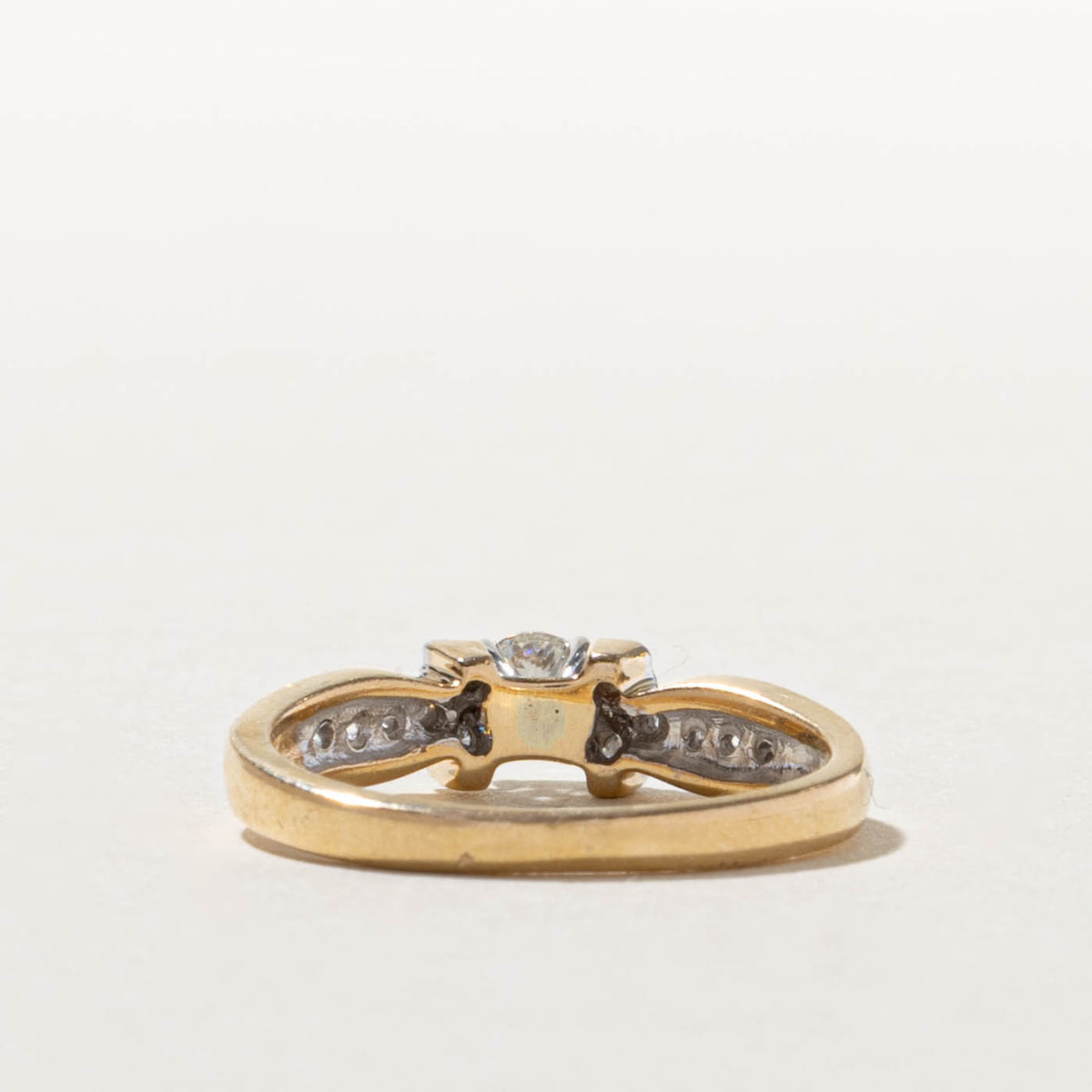 14k Diamond Cluster Accented Ring | 0.51ctw | SZ 6.5