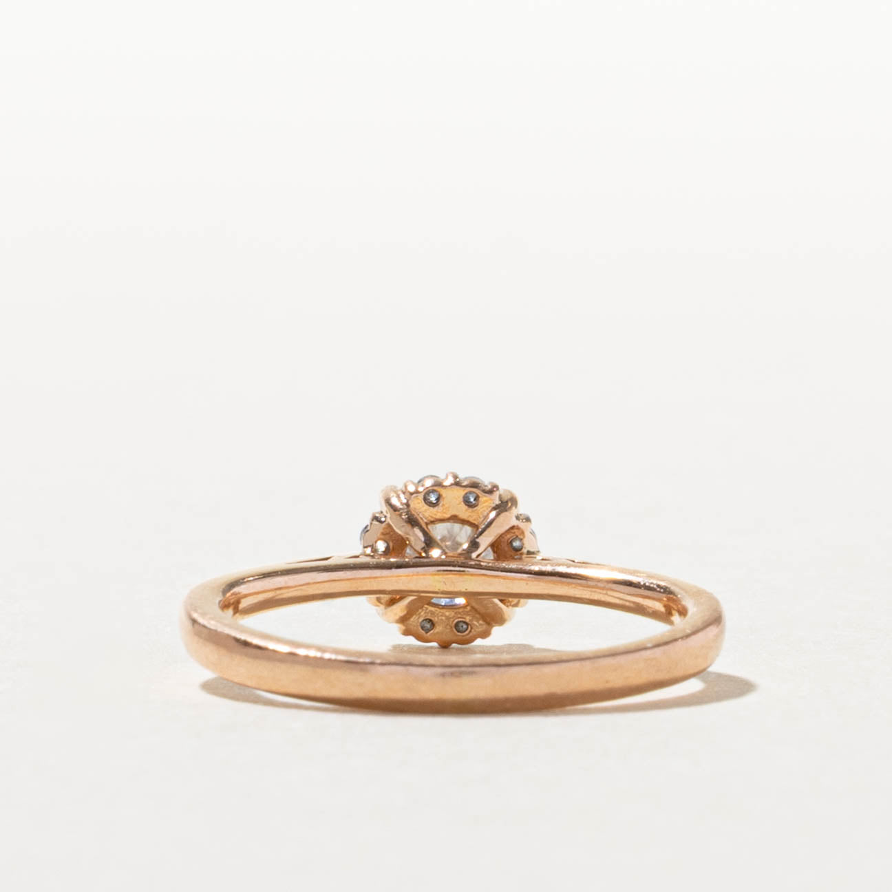 Canadian Diamond Halo Ring | 0.43ct I2 G, 0.06ctw | SZ 4.5