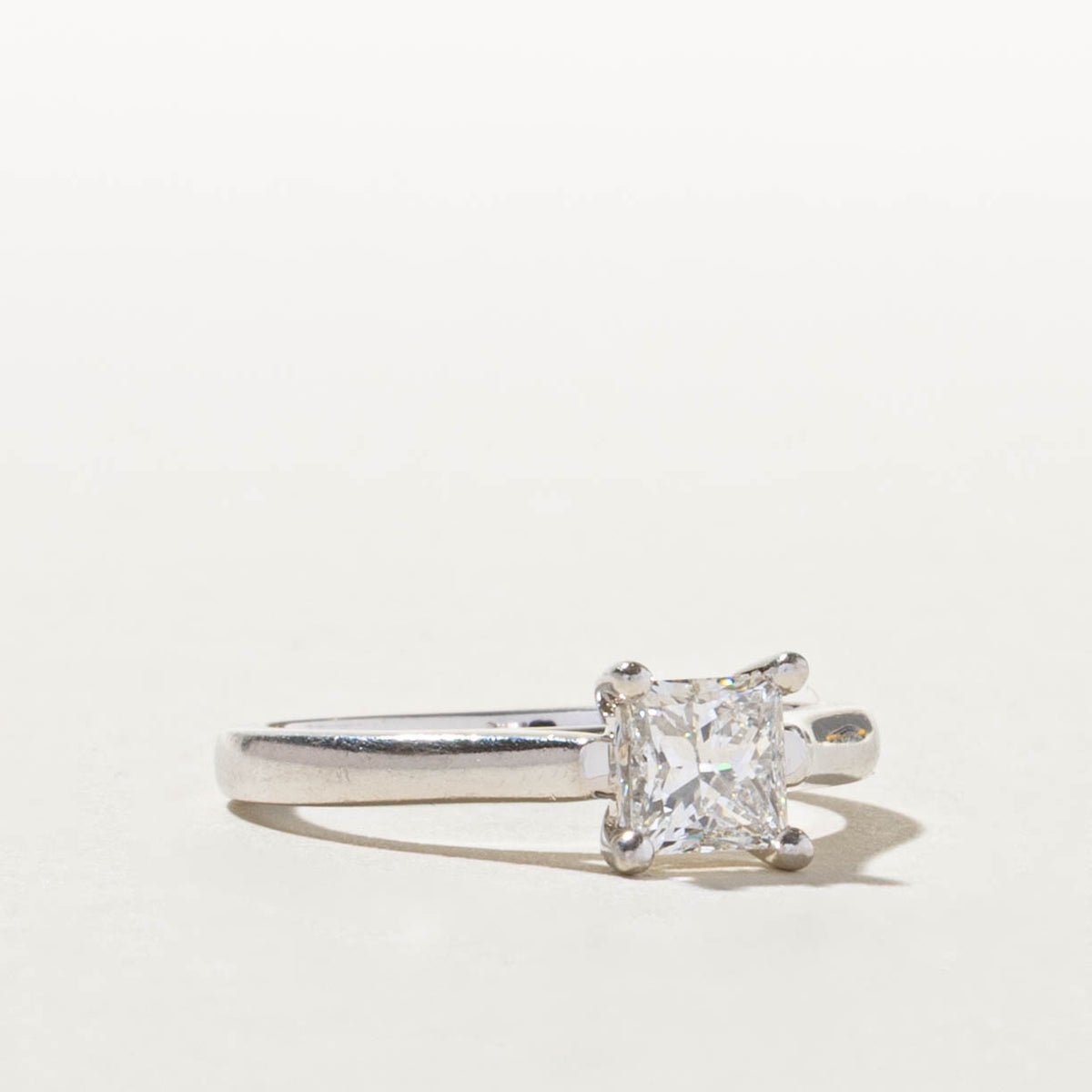 Princess Cut Solitaire Diamond Ring | 0.70ct VS2 J | SZ 6.25