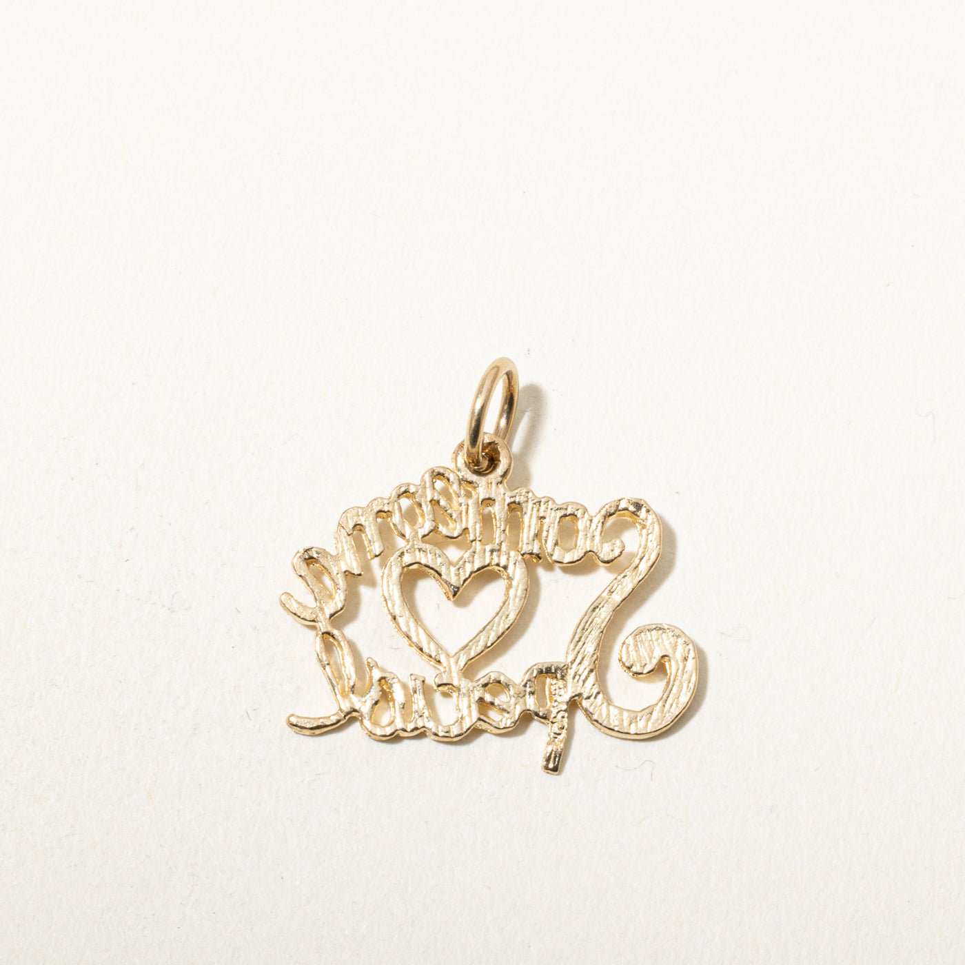 9k Yellow Gold "Someone ♡ Special" Lettered Charm