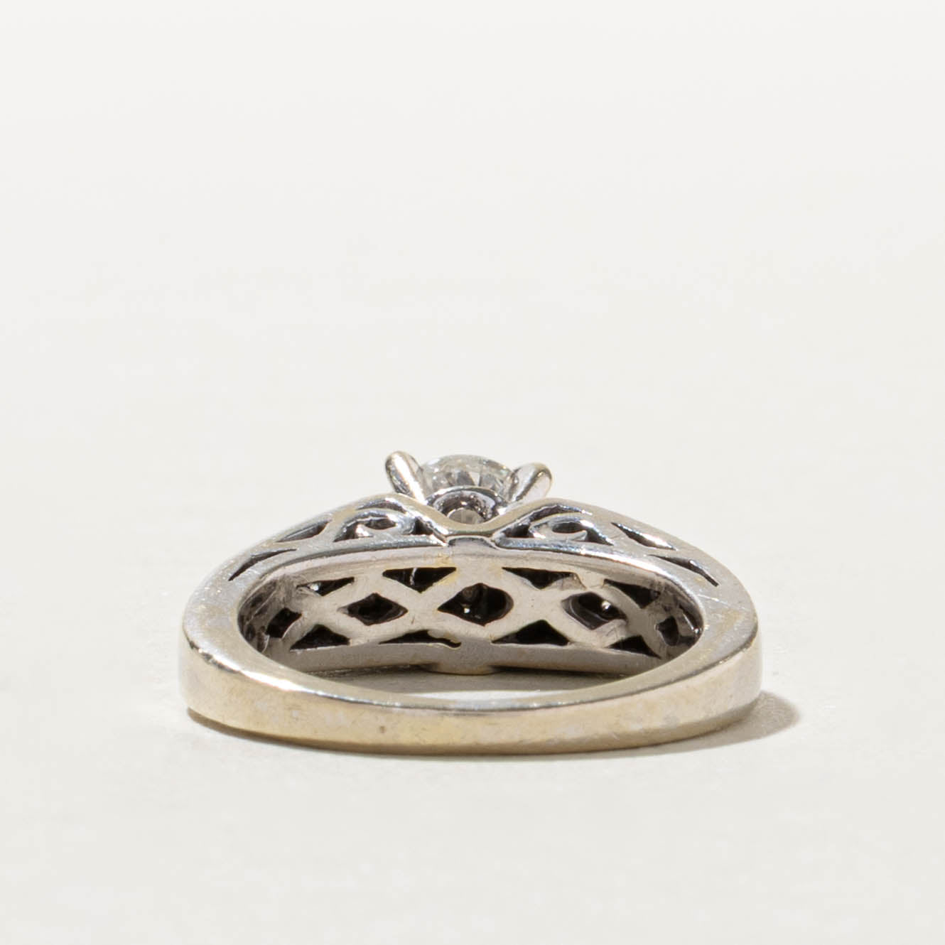 14k Diamond Channel Set Accented Ring | 0.74ct SI2/I1 H, 0.24ctw | SZ 4.75