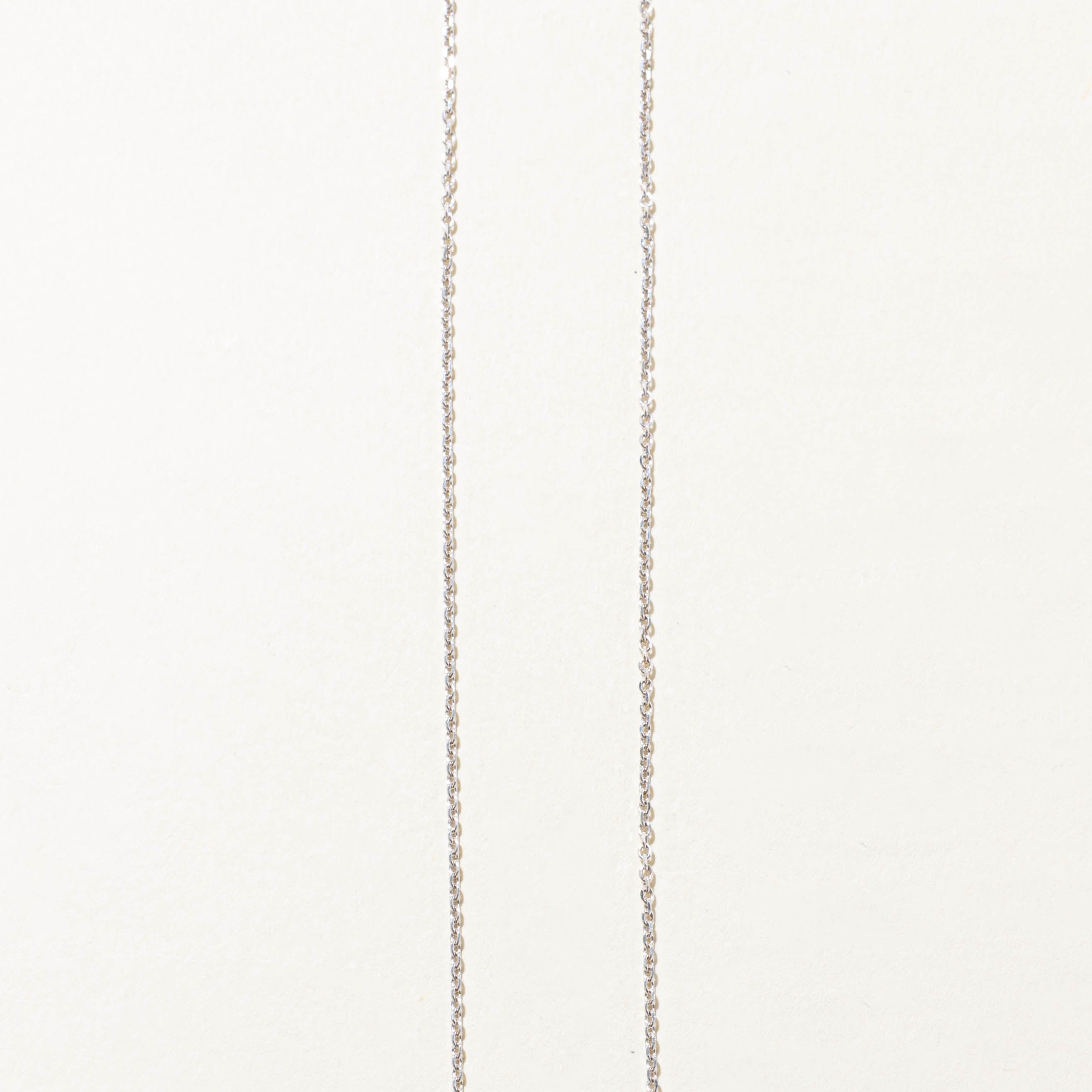 10k Three Stone Diamond Pendant Necklace | 0.48ctw | 18"