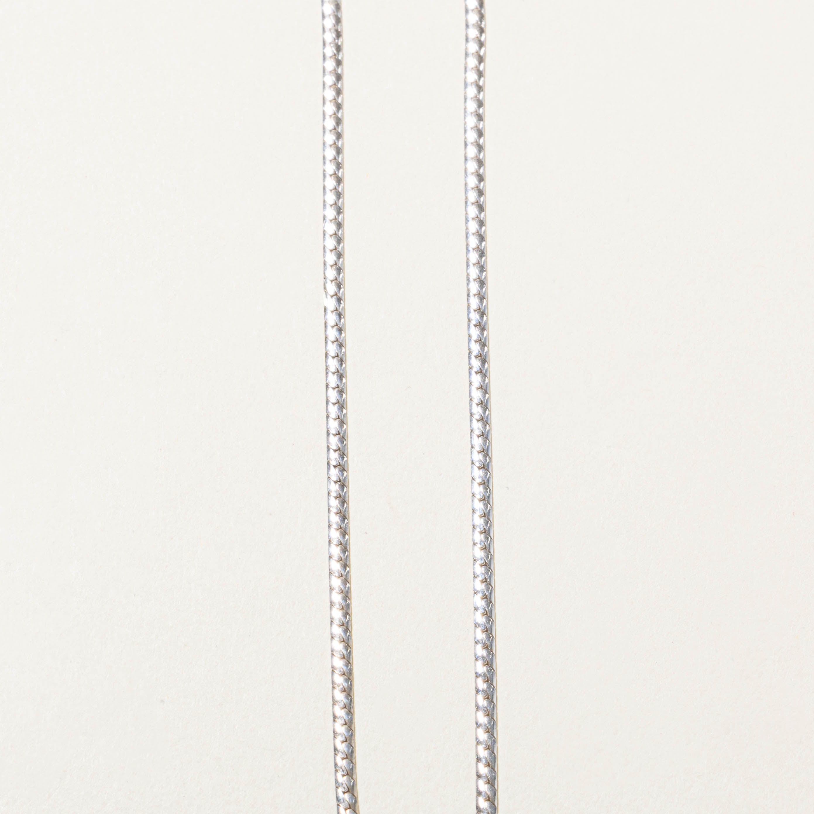 14k Bezel Set Three Stone Diamond Necklace | 0.35ctw | 15.5"
