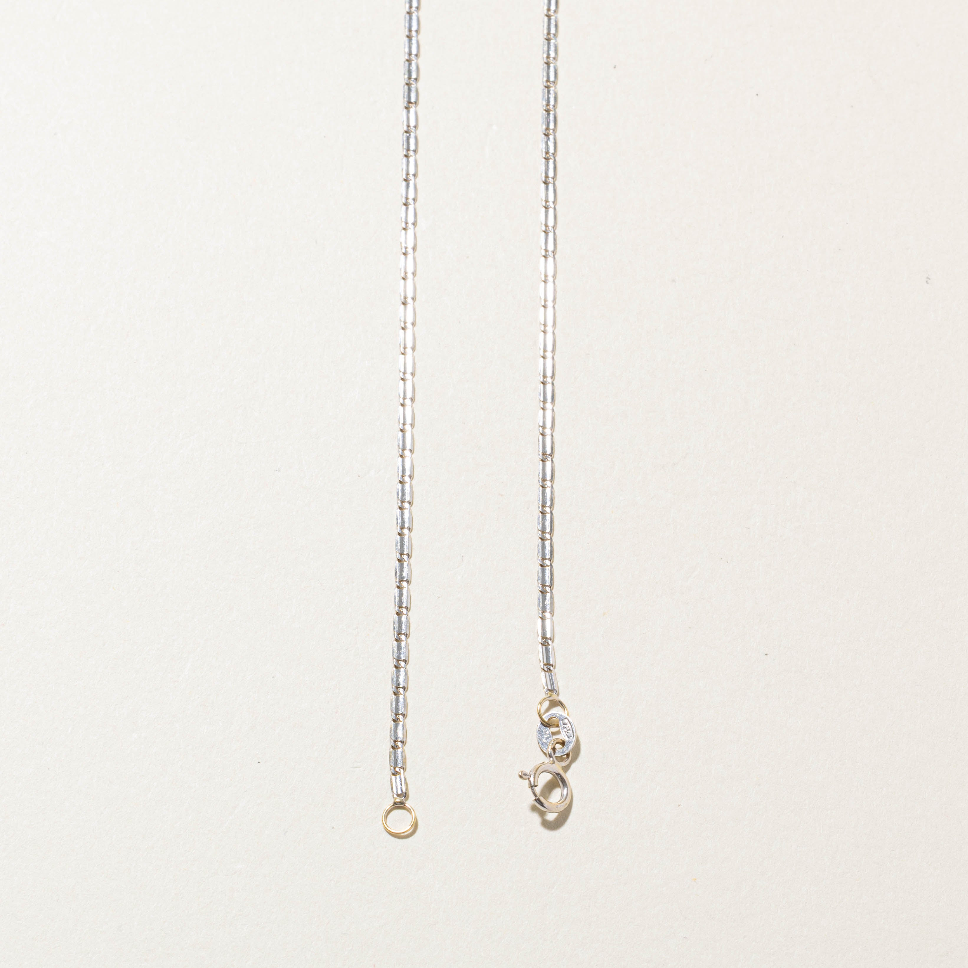 18k Diamond Geometric Pendant Necklace | 0.35ct SI2 G/H | 15"