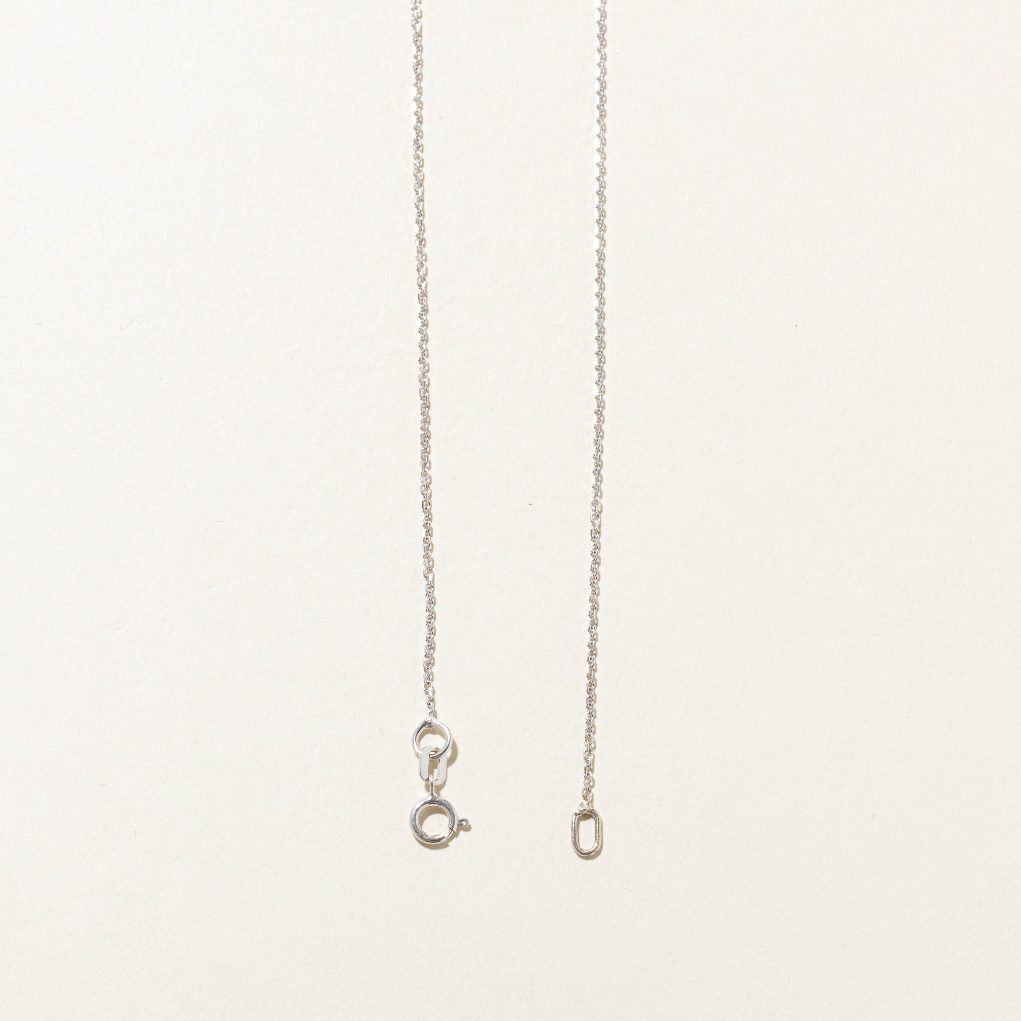 Bezel Set Solitaire Diamond Pendant Necklace | 0.37ct SI2 G/H | 20"