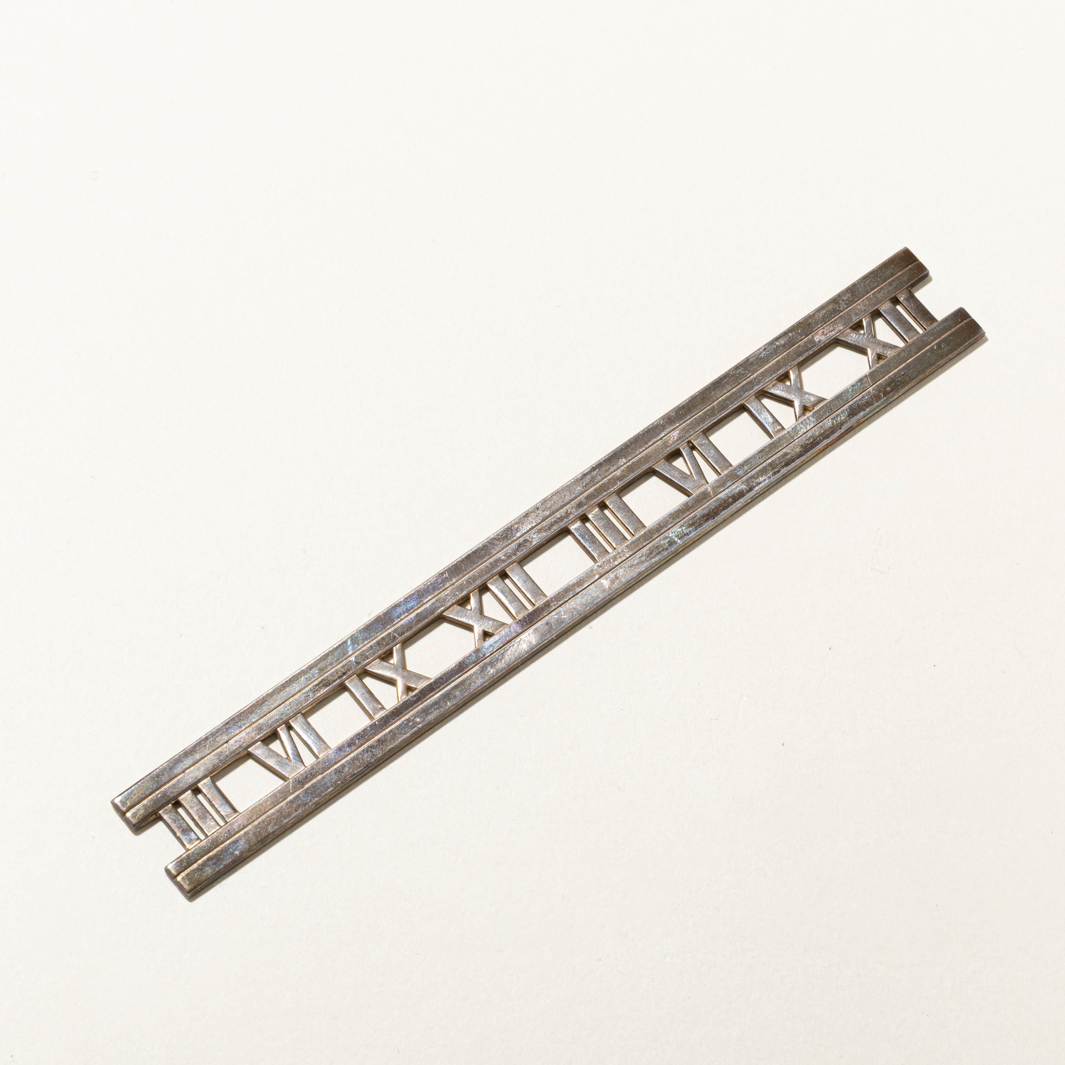 'Tiffany & Co.' 2004 Atlas Sterling Silver Bookmark