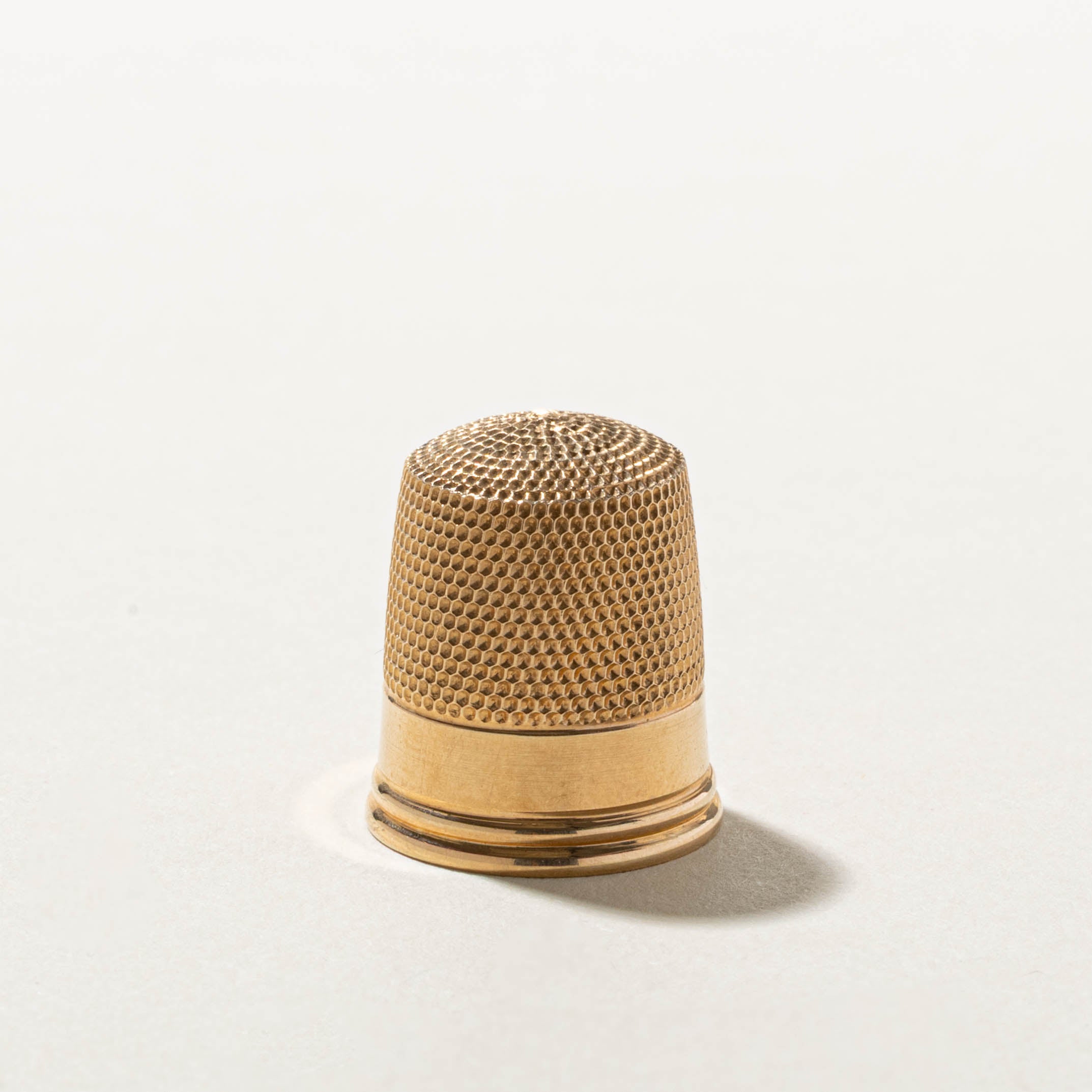 10k Yellow Gold Grooved Thimble