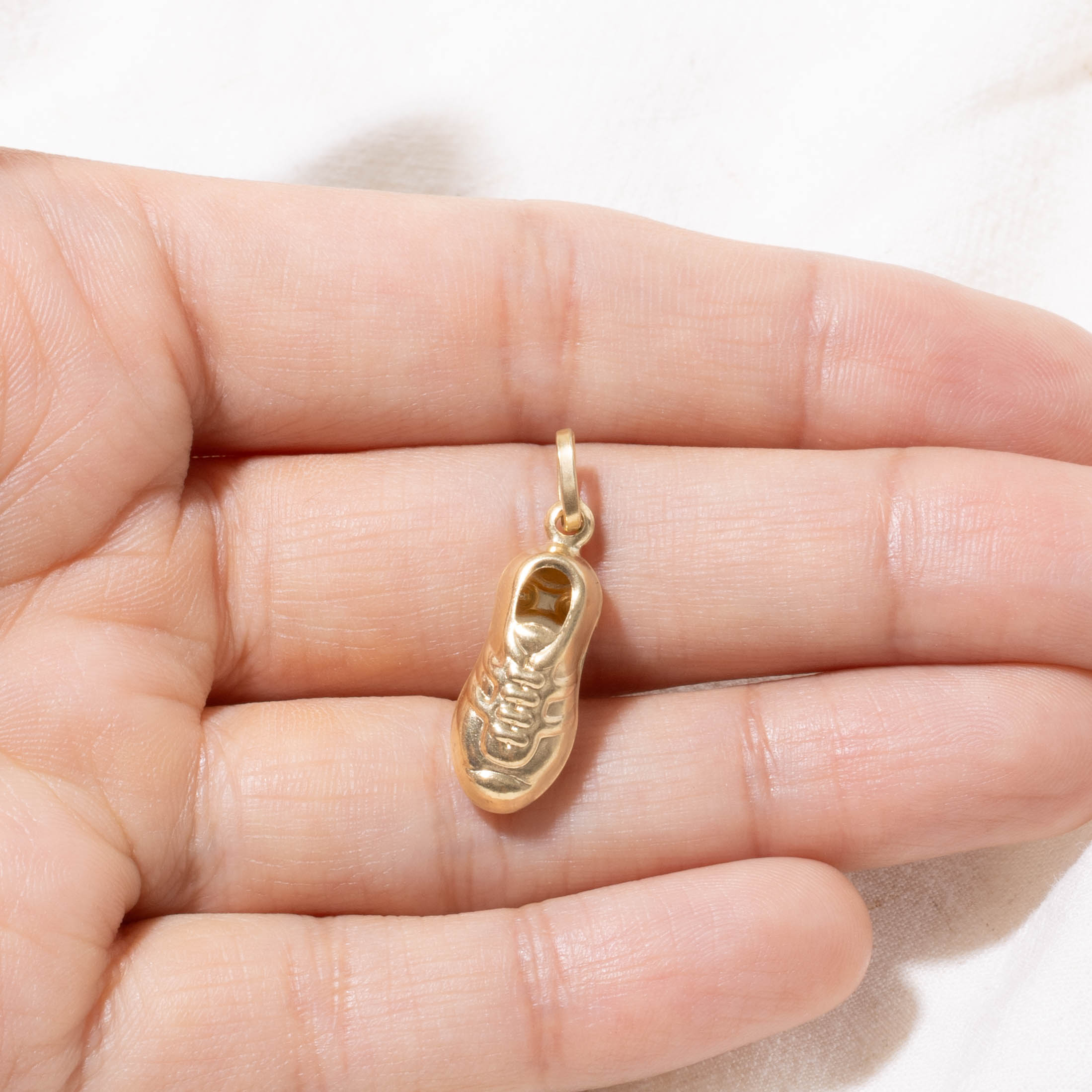 18k Italian Soccer Shoe Charm