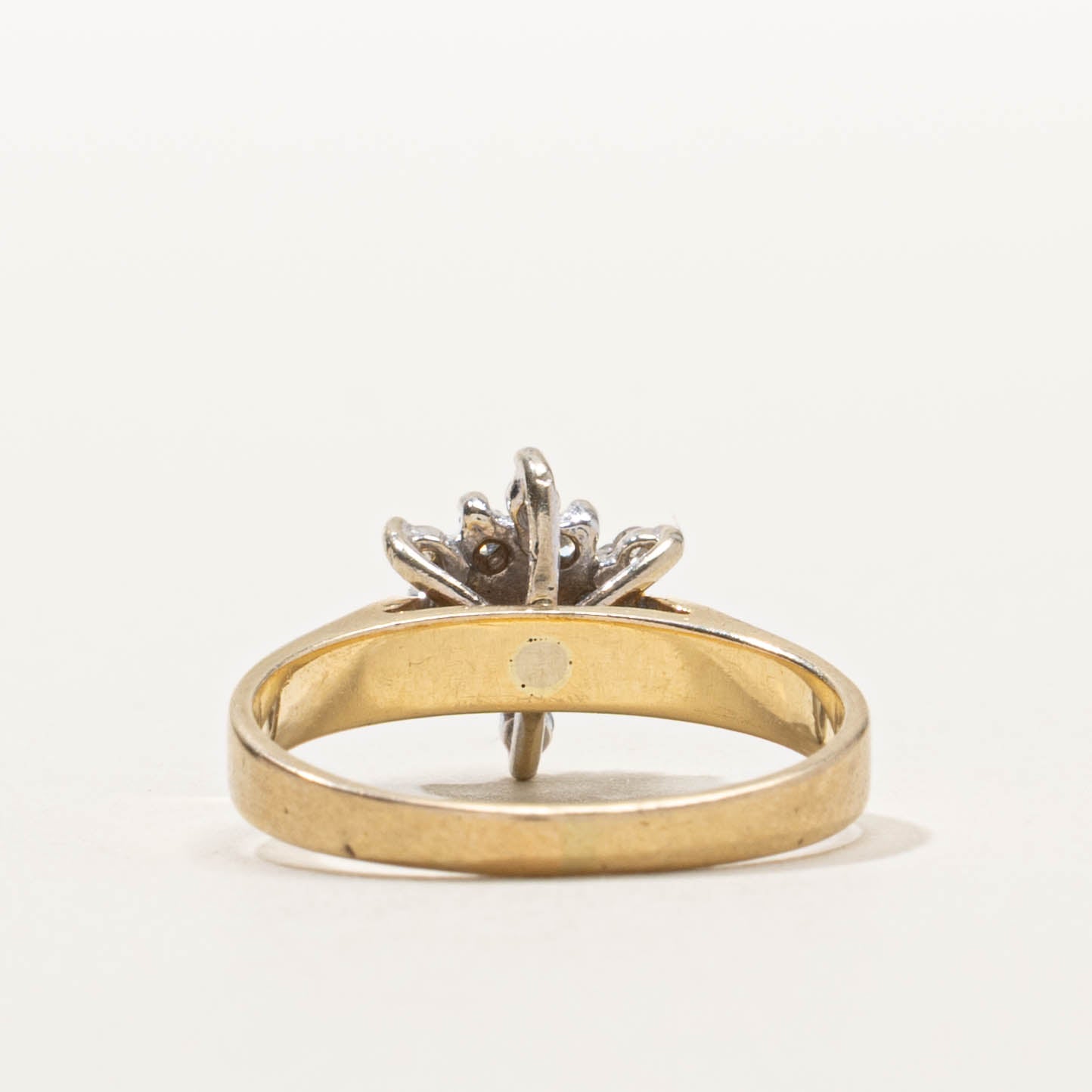 10k Diamond Petal Cluster Ring | SZ 5.25