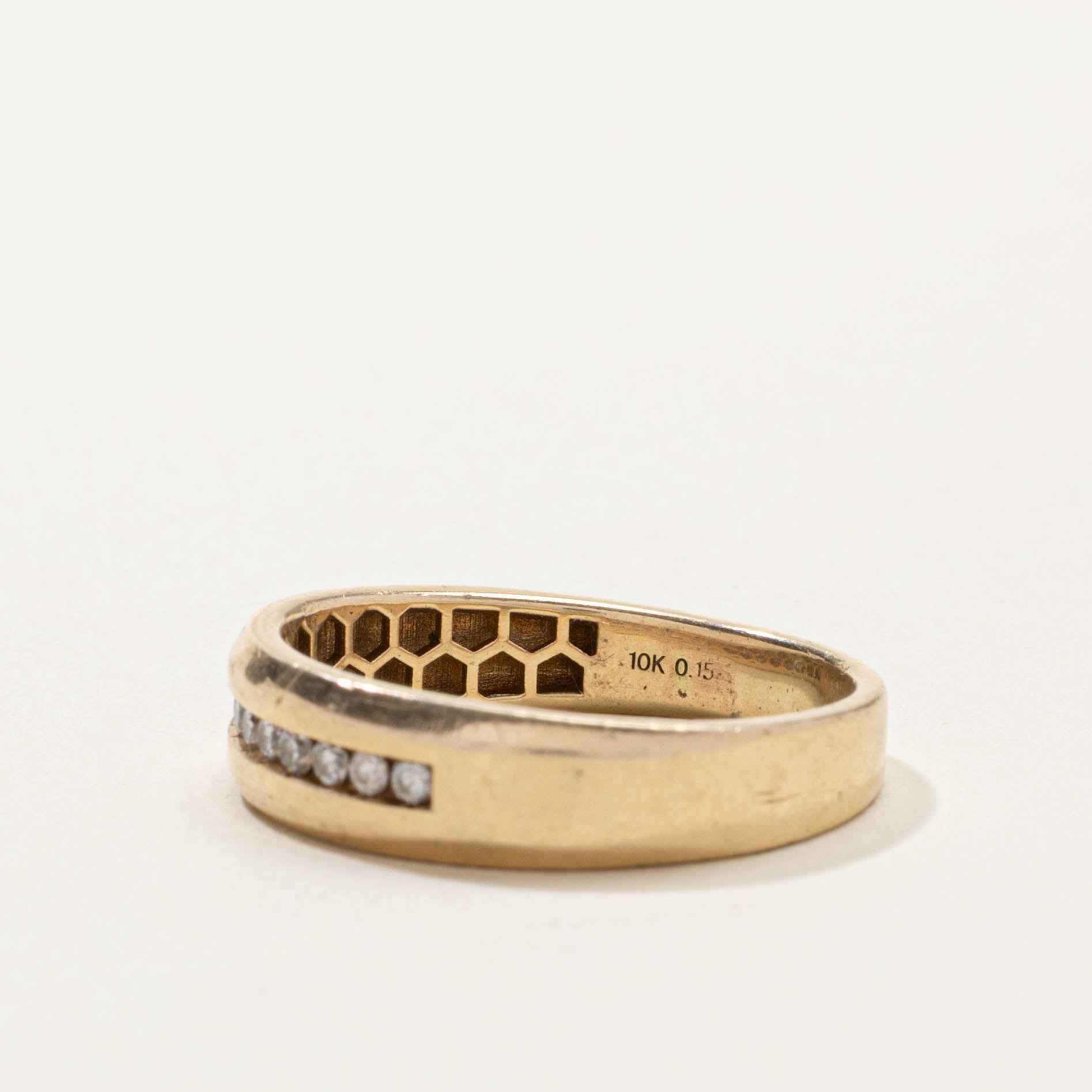 10k Channel Set Diamond Band | SZ 9