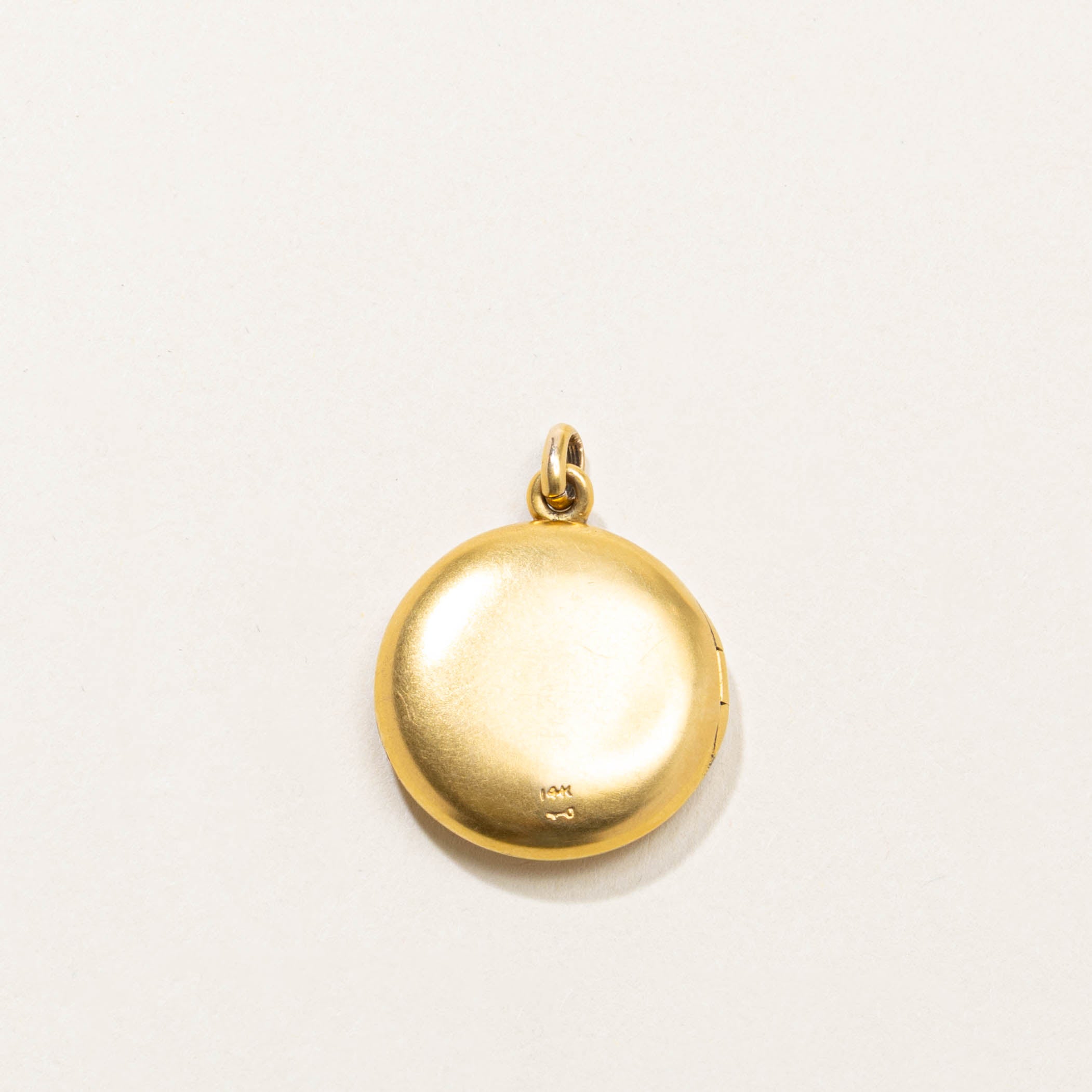14k Yellow Gold “HJ” Initialized Locket