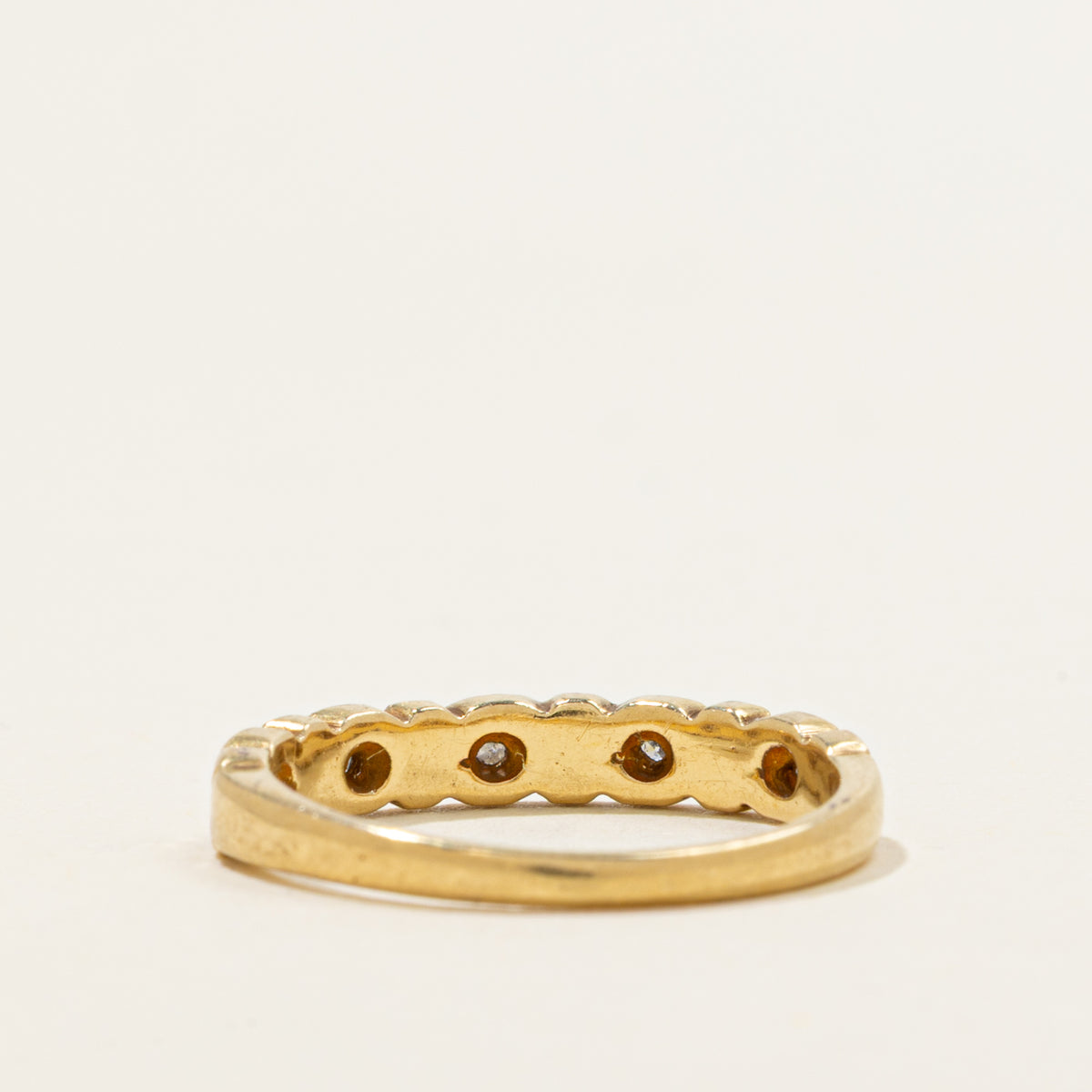 1970 Birmingham Diamond Marquise Patterned Band | 1.7mm | SZ 6.5