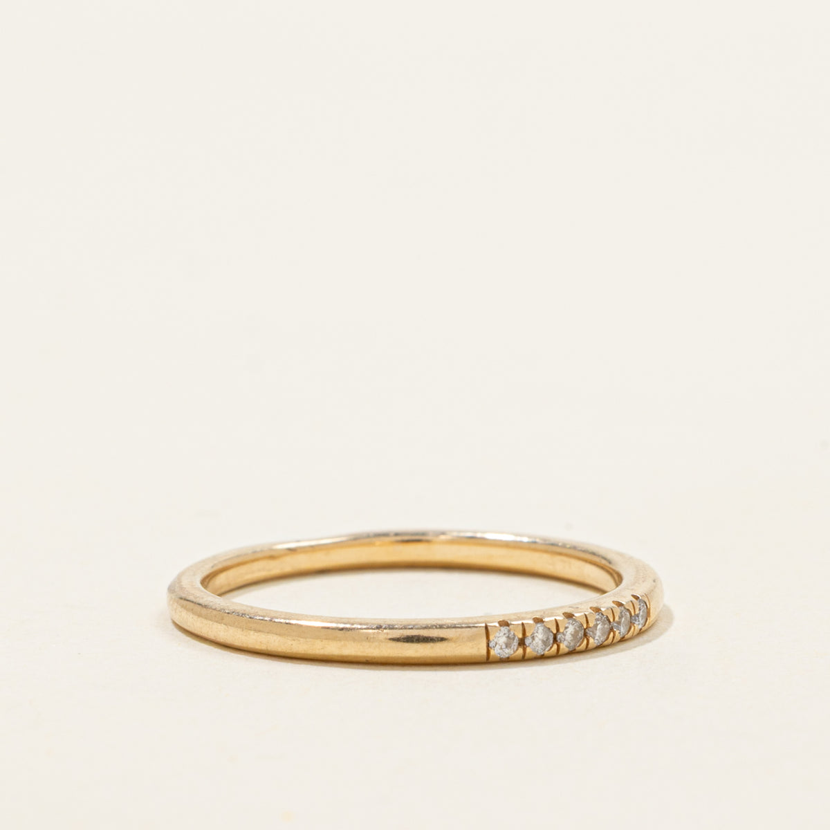 'Mejuri' Diamonds Line Ring | 1.55mm | SZ 5