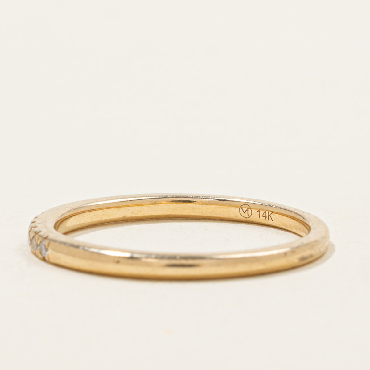'Mejuri' Diamonds Line Ring | 1.55mm | SZ 5
