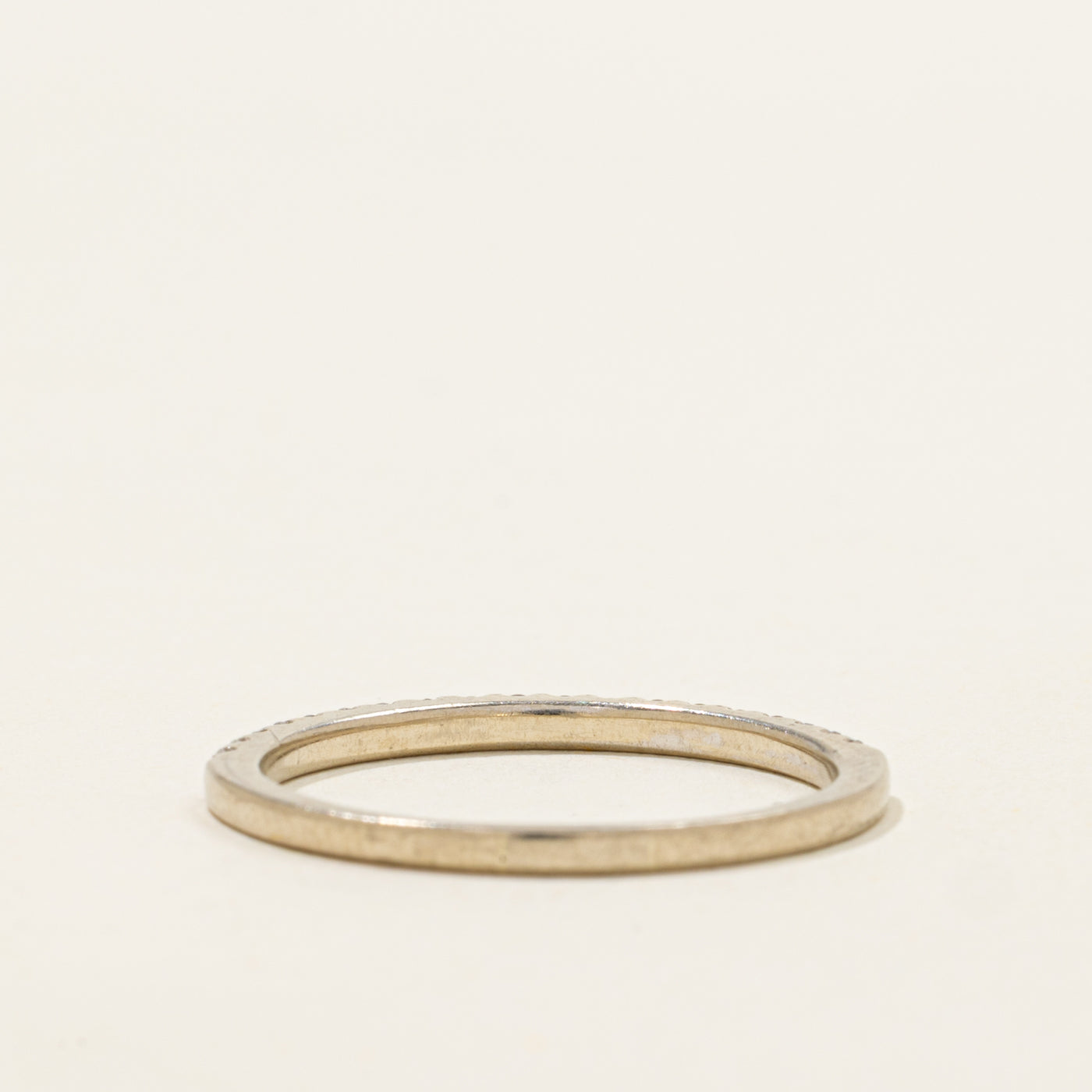 14k Semi Eternity Diamond Band | 1.65mm | SZ 7.5