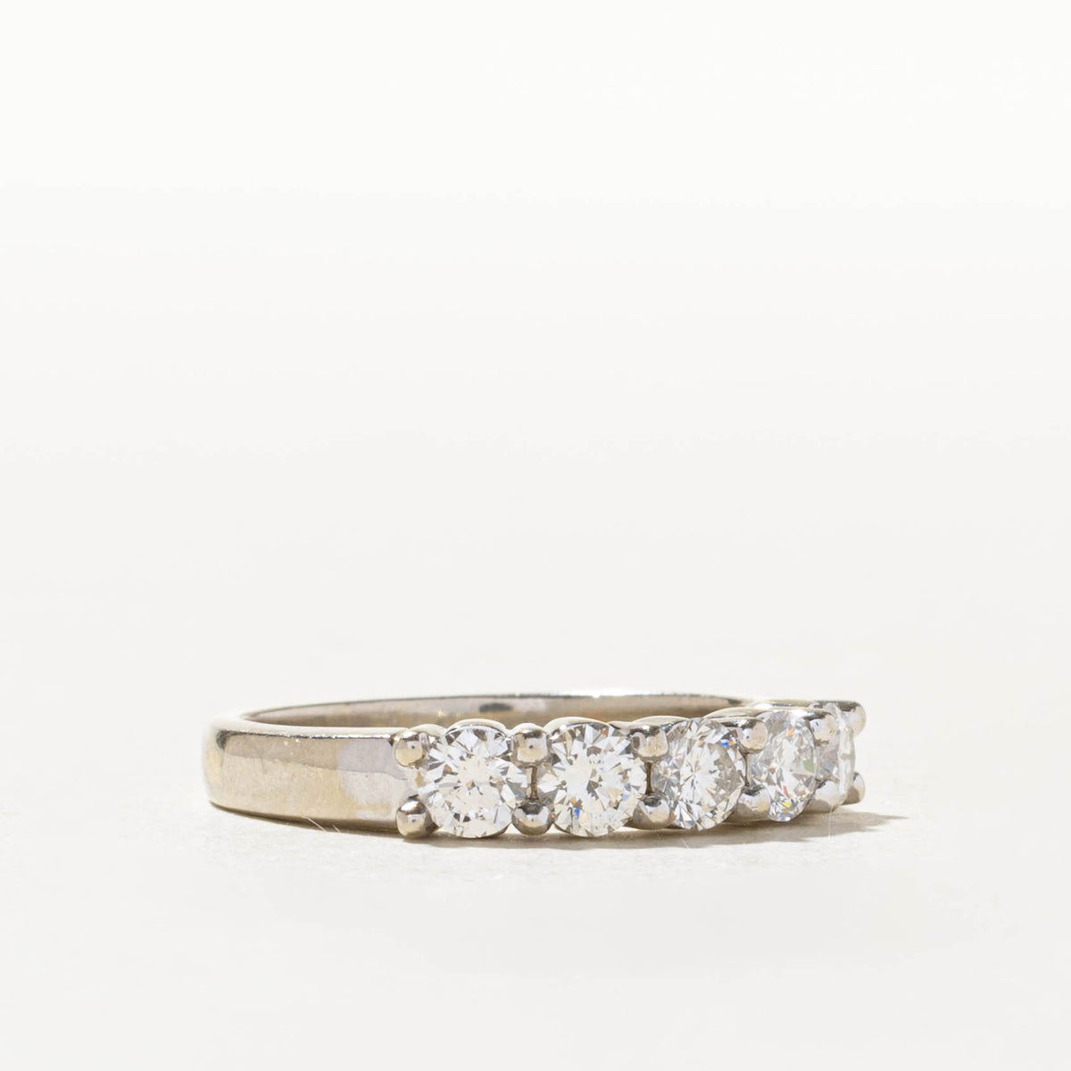 14k Five Stone Diamond Band | 1.00ctw | 3.74mm | SZ 7