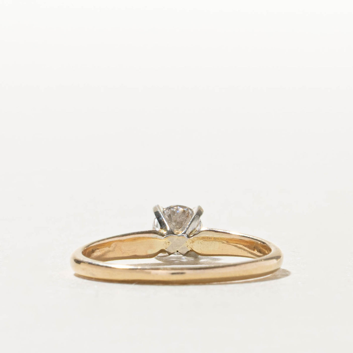 14k Solitaire Diamond Engagement Ring | 0.35ct VS2 J | SZ 5
