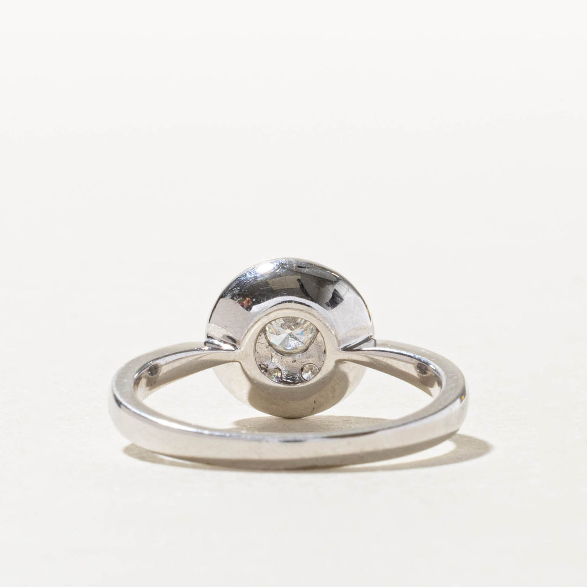 14k Bezel Set Diamond Cluster Ring | 0.46ctw | SZ 7.25