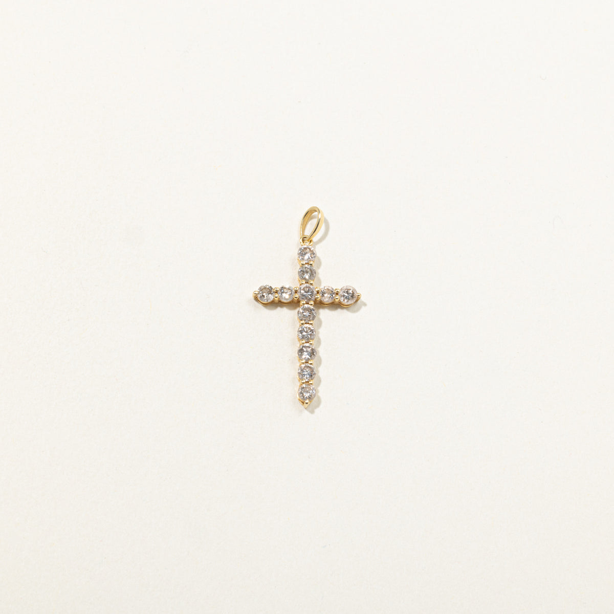 18k Diamond Cross Pendant | 1.00ctw