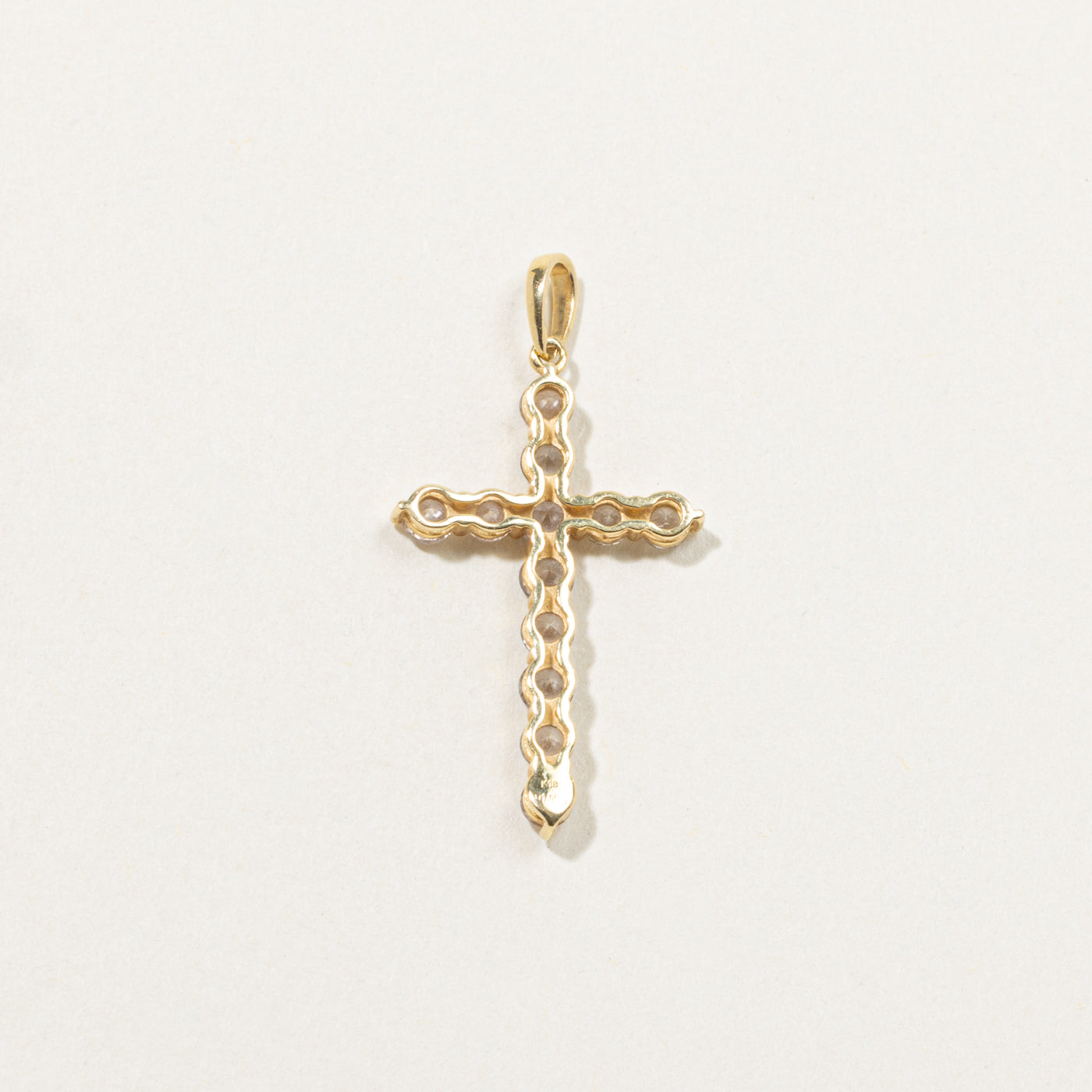 18k Diamond Cross Pendant | 1.00ctw