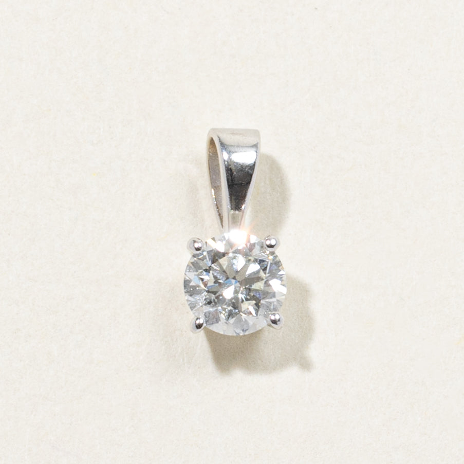 GIA Solitaire Diamond Pendant | 0.50ct