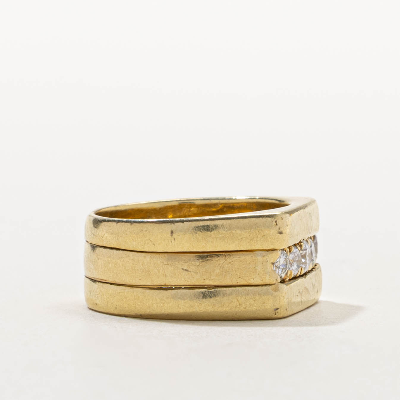 18k Five Stone Diamond Layered Ring | 0.50ctw | SZ 4.75