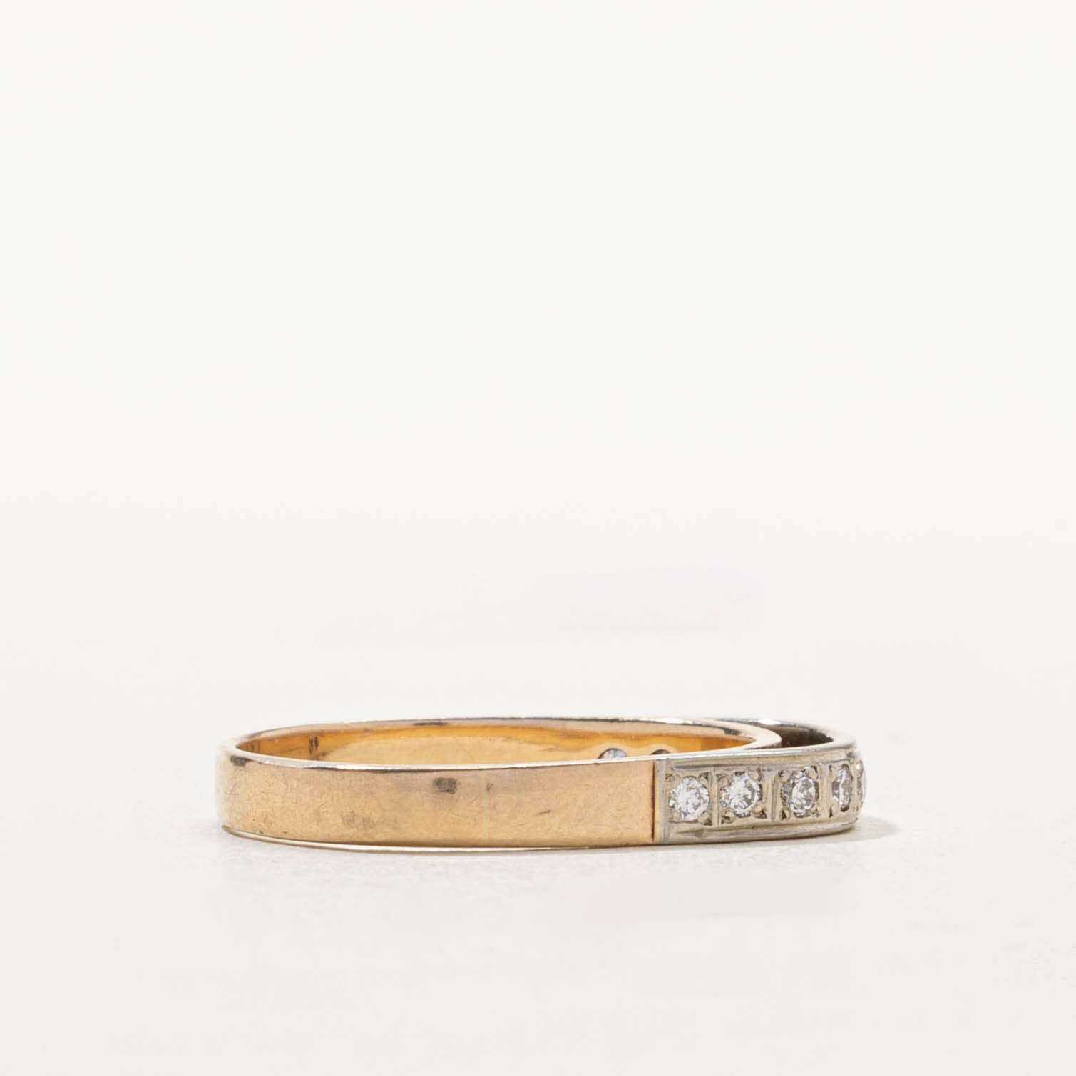 Semi Eternity Diamond Lifted Band | SZ 5.75