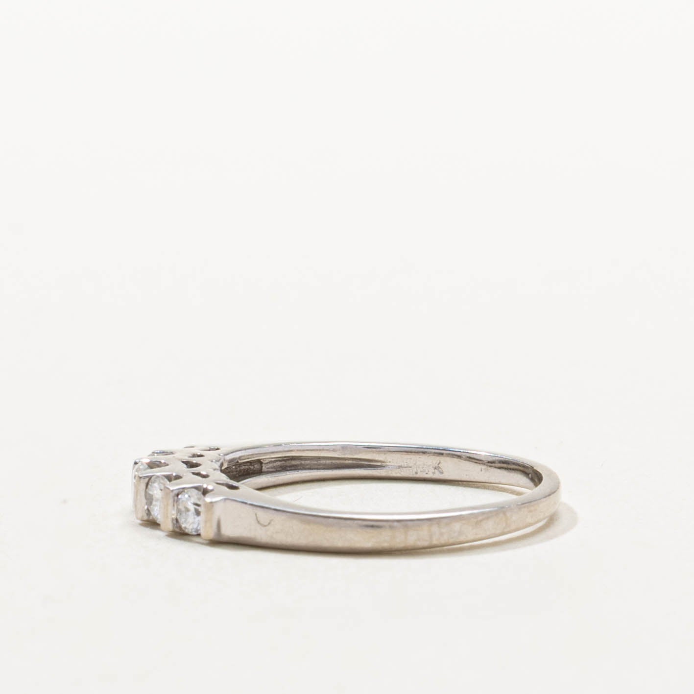 Five Stone Round Brilliant Cut Diamond Band | SZ 3.75